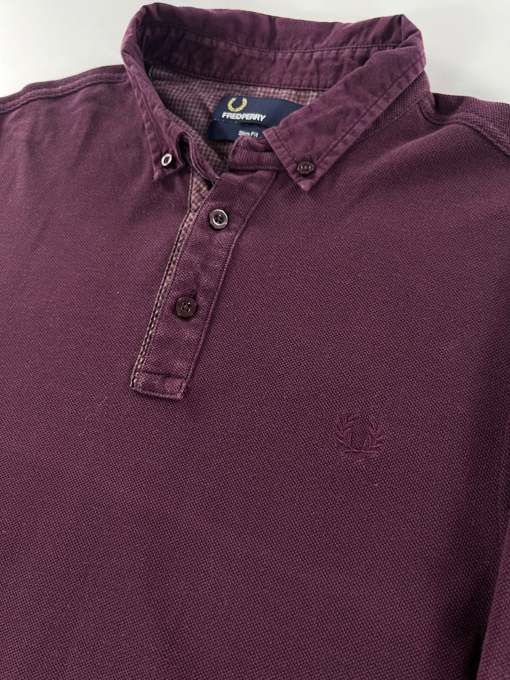Fred Perry Slim Fit longsleeve pólóing