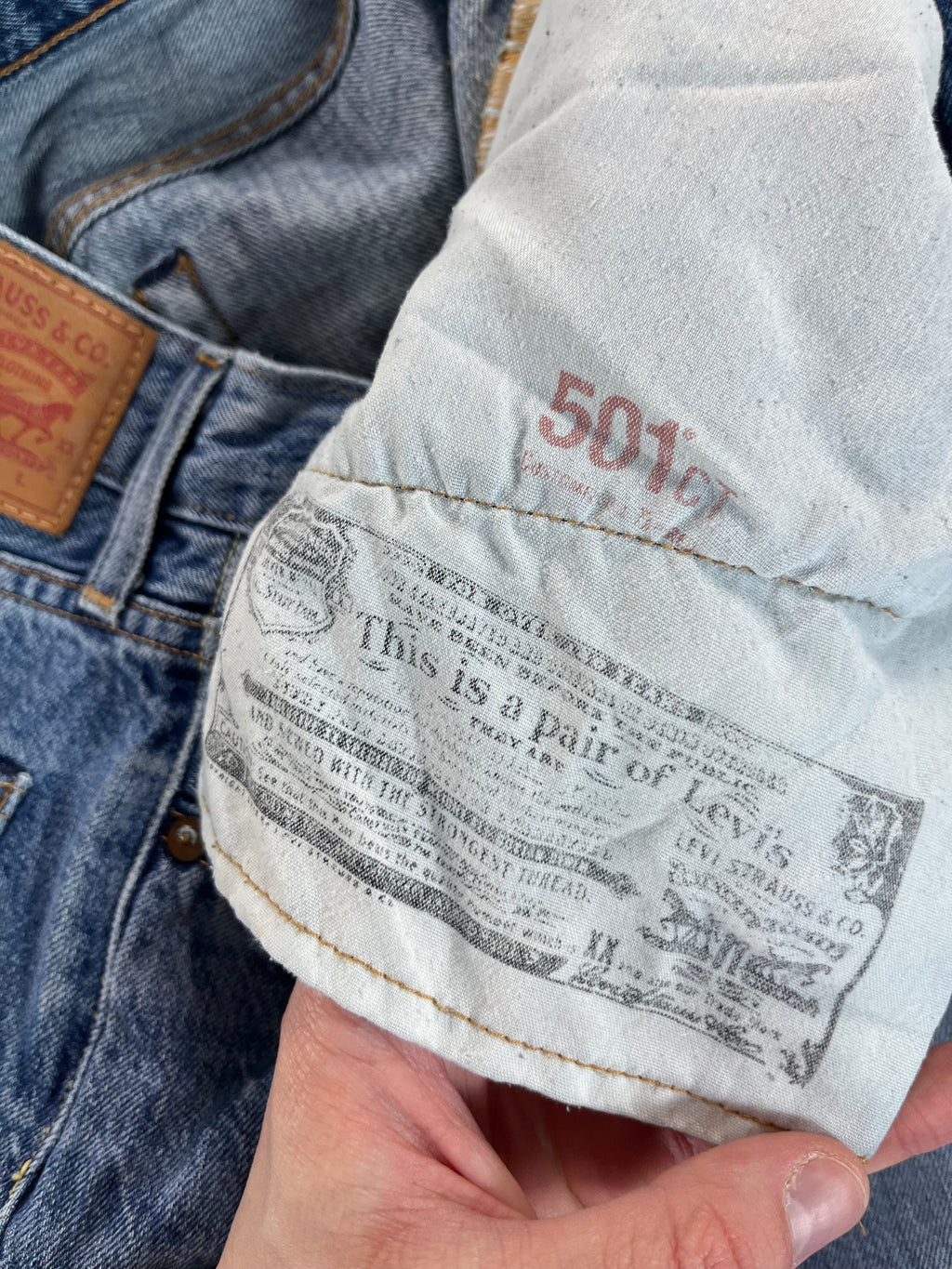Levi's 501 White Oak W26 L32 farmernadrág