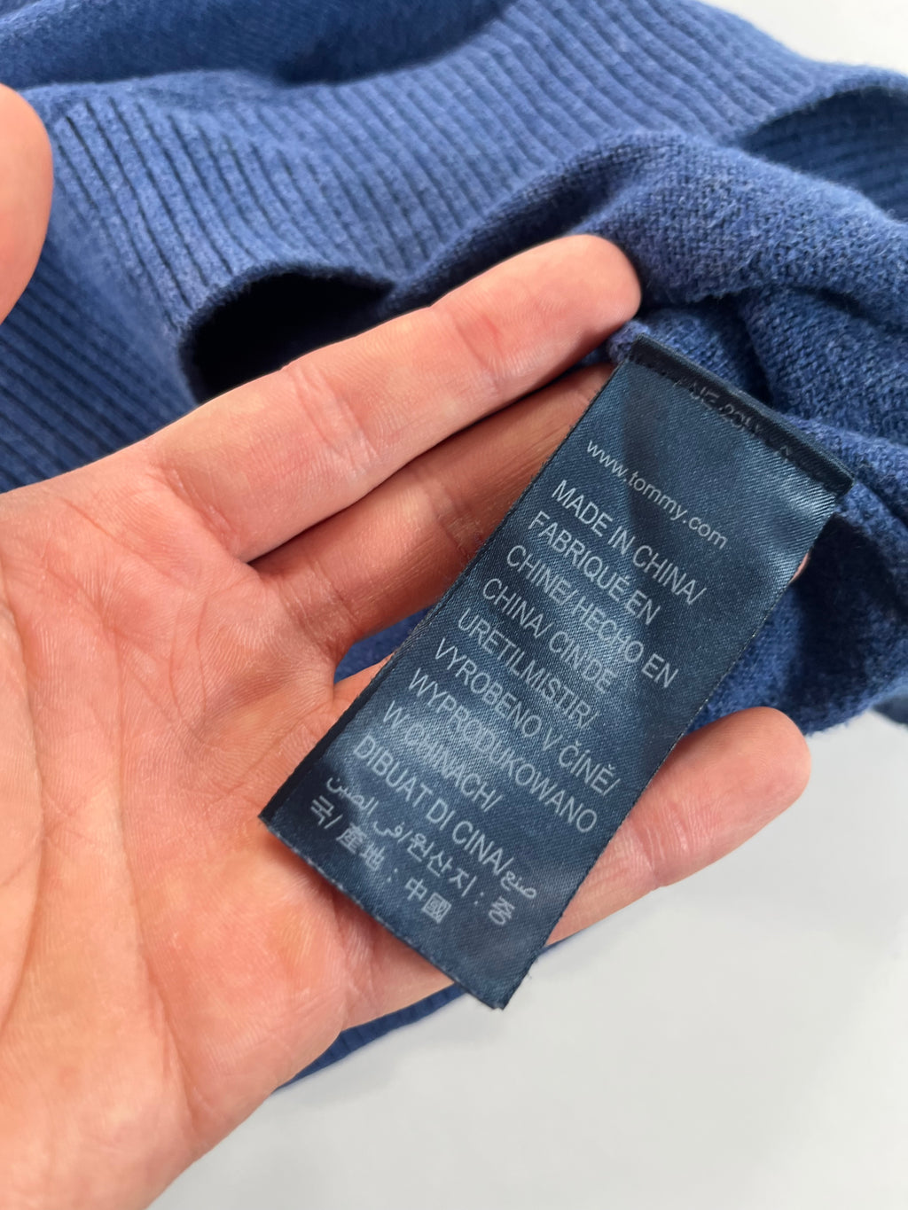 Tommy Hilfiger Prima Cotton Cashmere crewneck pulóver