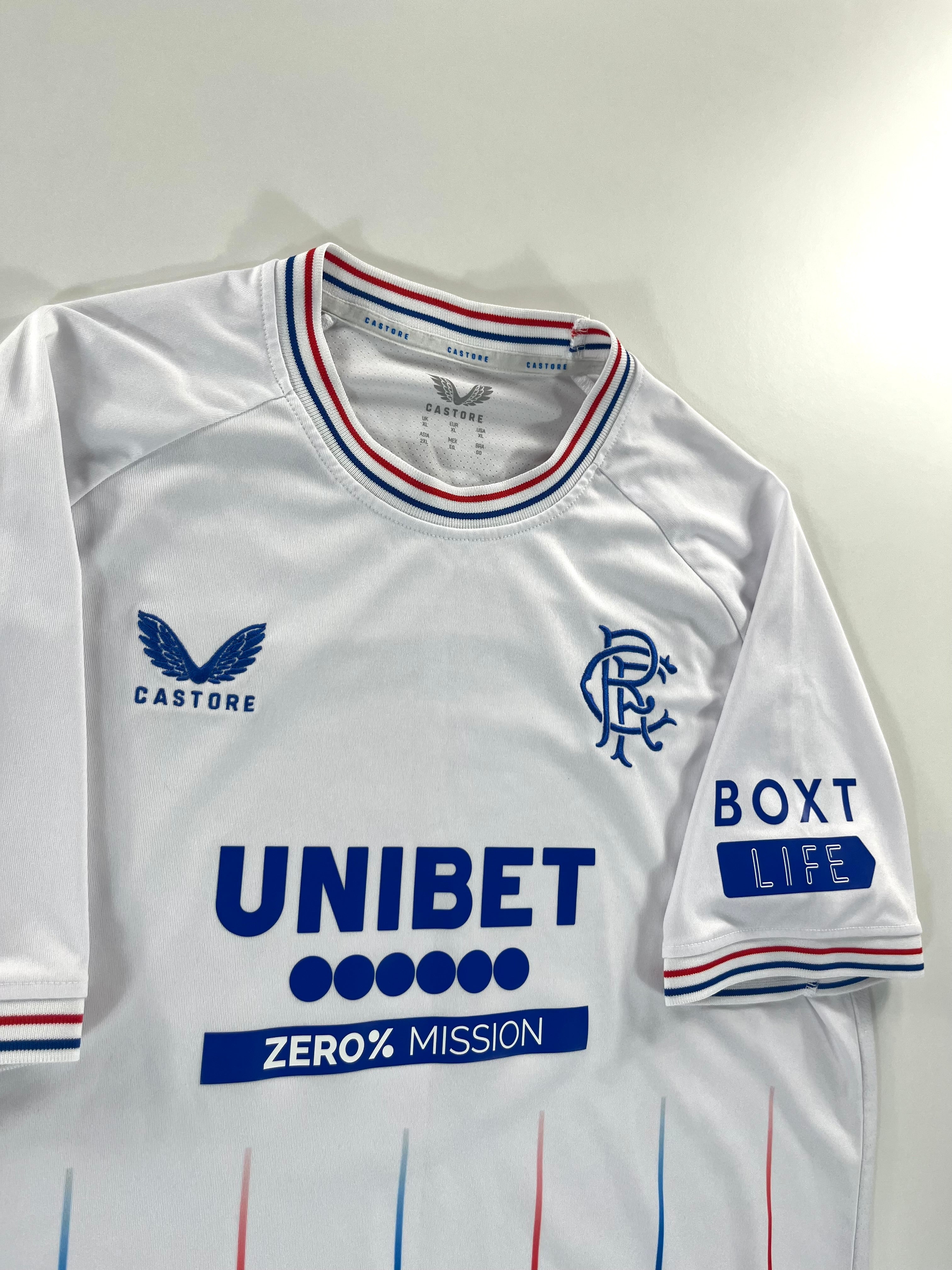 Castore Rangers 2023-2024 idegenbeli mez