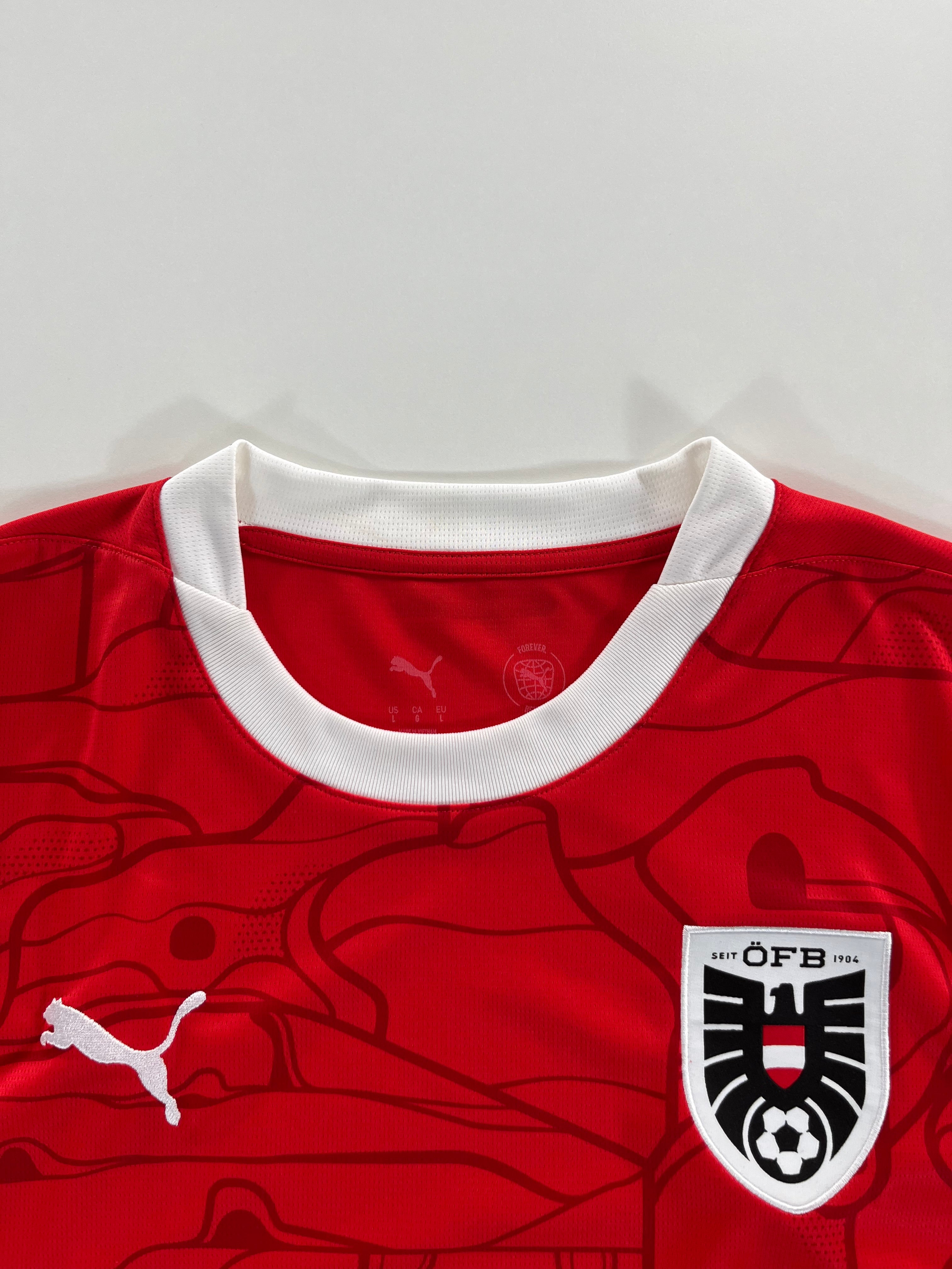 Puma Ausztria válogatott 2024-2025 hazai mez