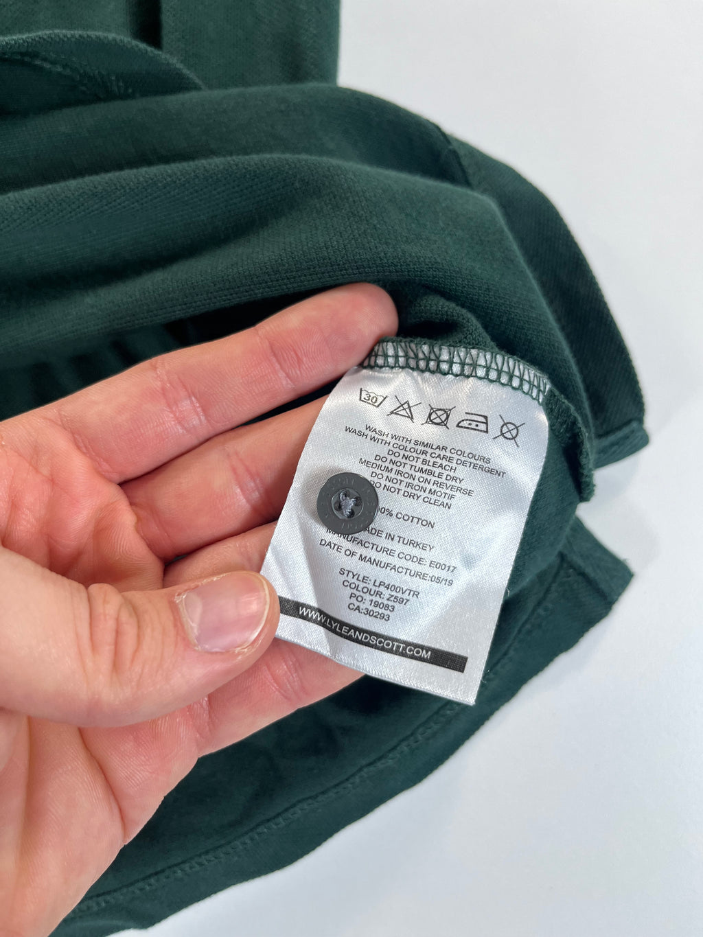 Lyle & Scott longsleeve pólóing