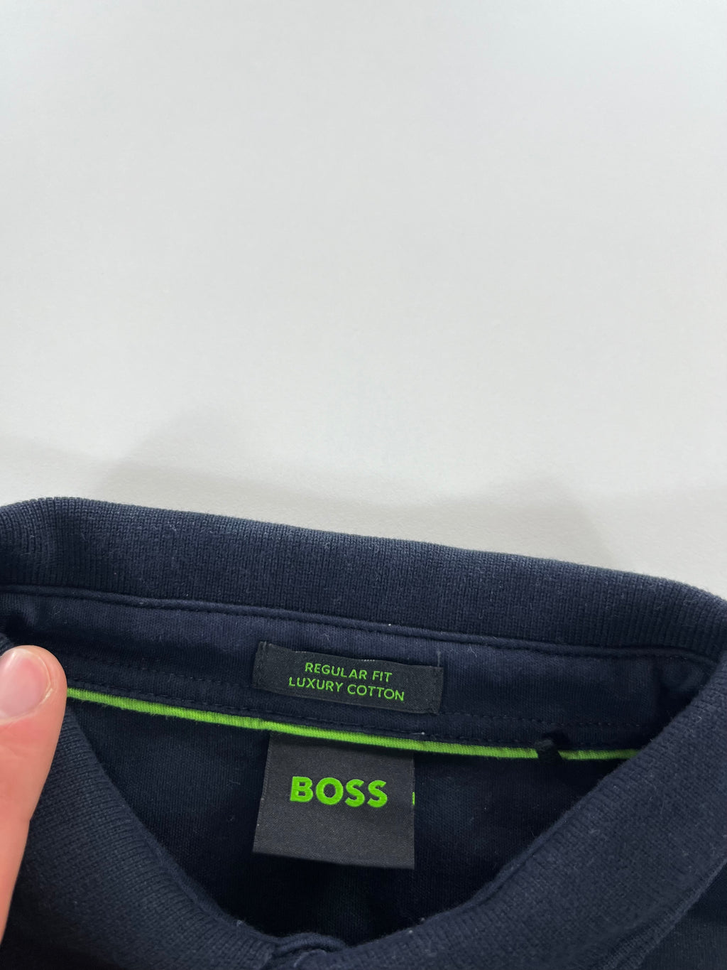 Hugo Boss Regular Fit Luxury Cotton longsleeve pólóing