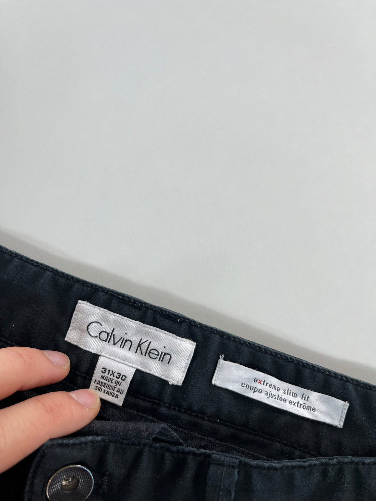 Calvin Klein Extra slim fit farmernadrág