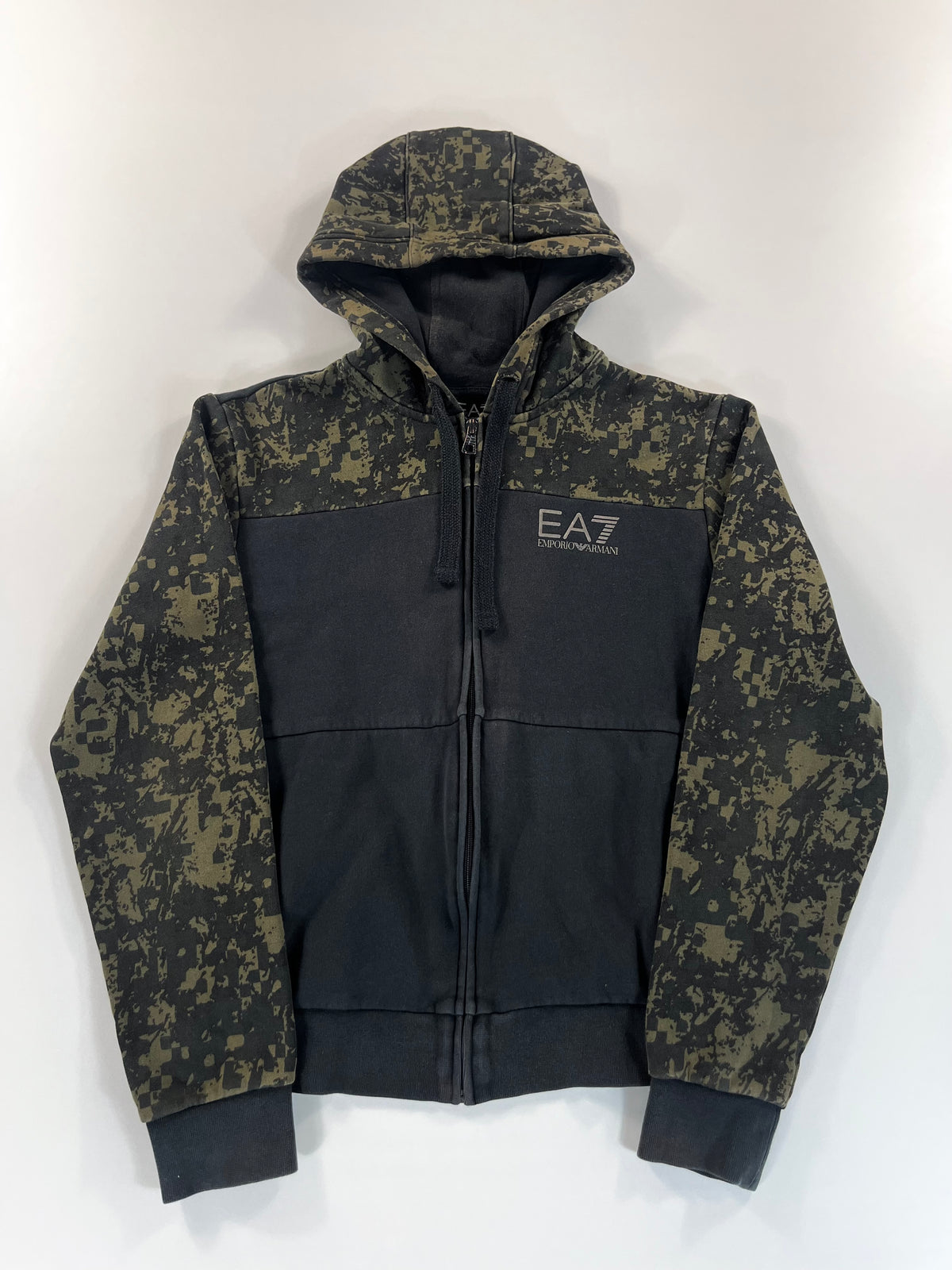 Emporio Armani full-zip hoodie pulóver