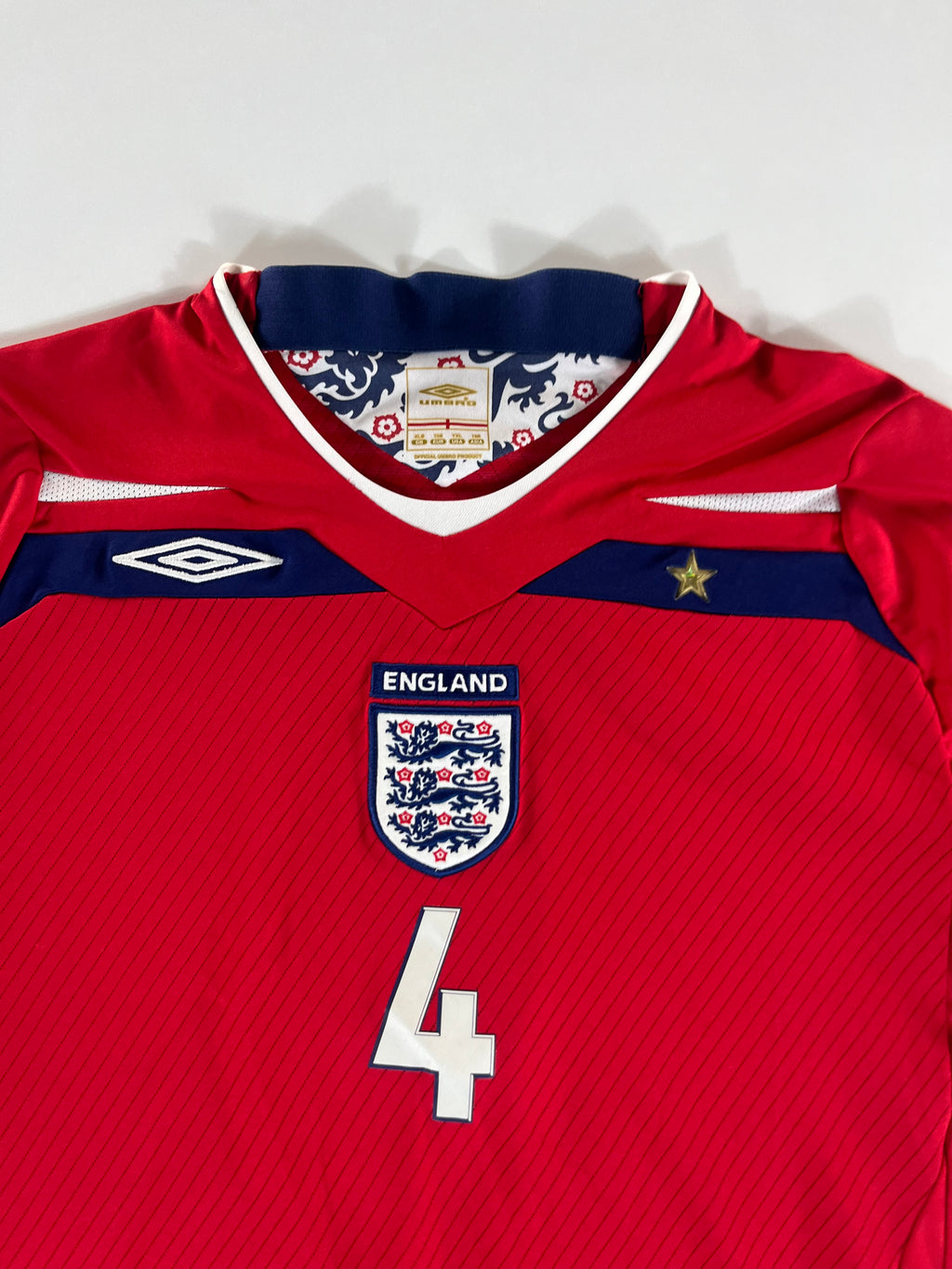 Umbro Anglia válogatott 2008-2010 Steven Gerrard hazai mez