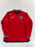 Umbro Anglia válogatott 2002-2004 2 in 1 longsleeve mez