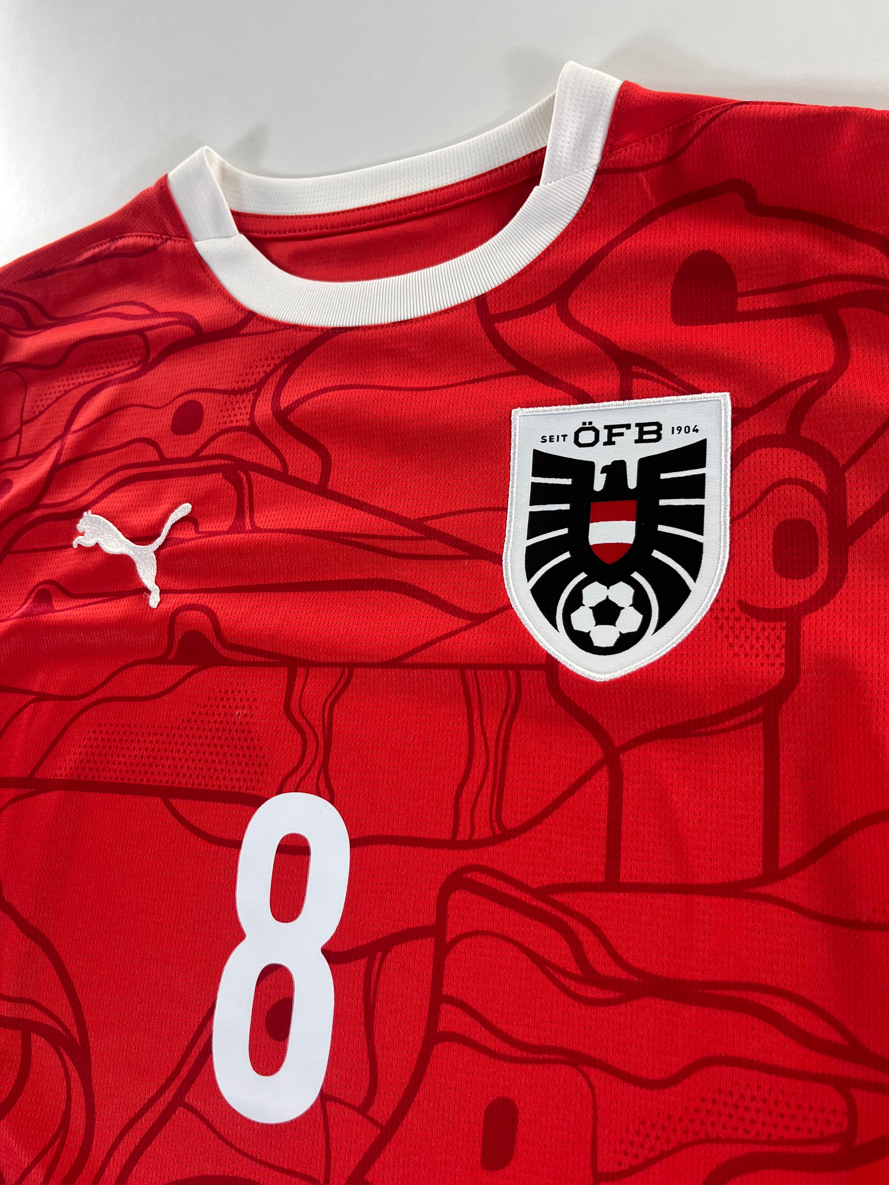 Puma Ausztria válogatott 2024-2025 David Alaba hazai mez