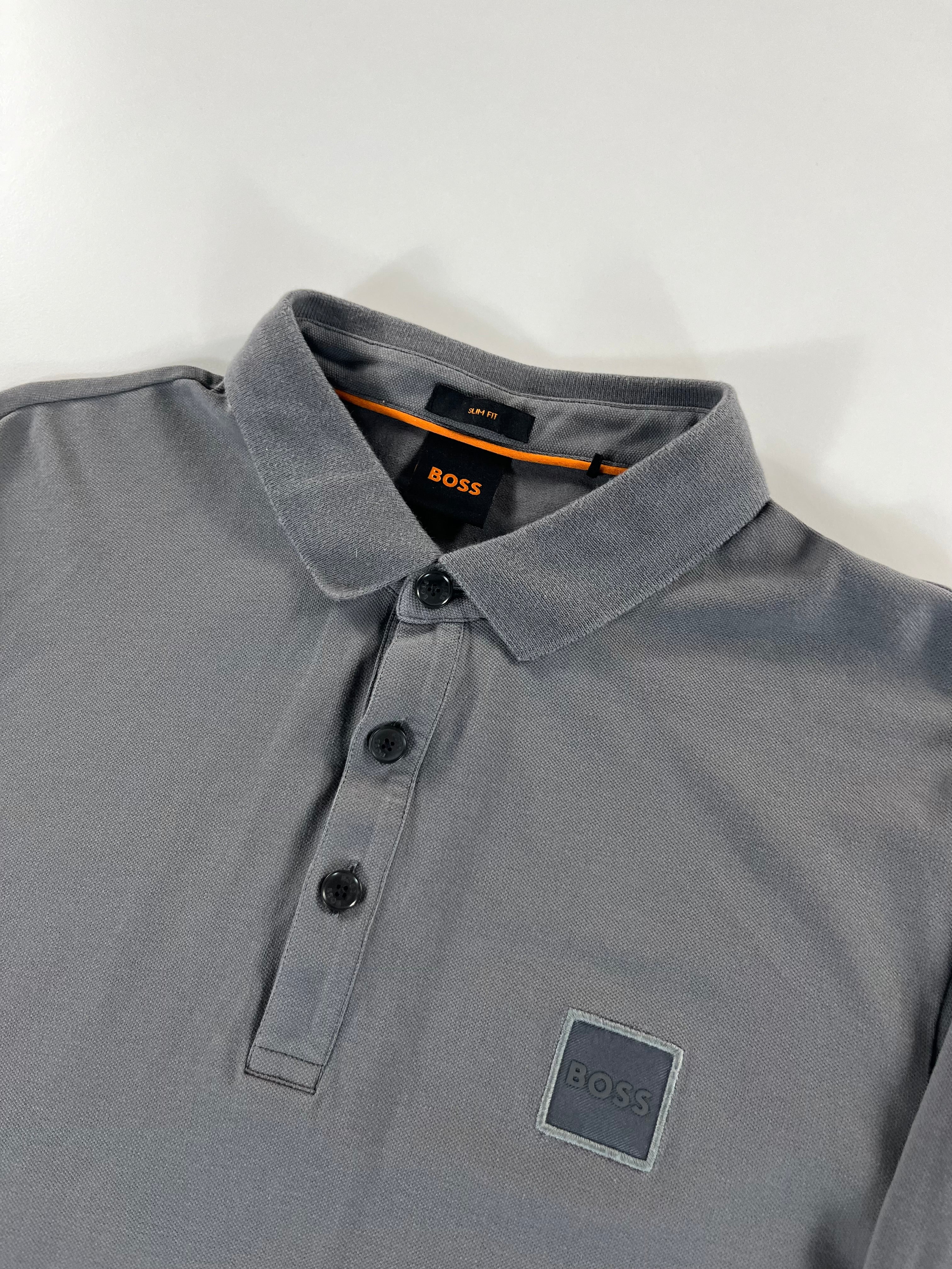 Hugo Boss Orange Slim Fit longsleeve pólóing