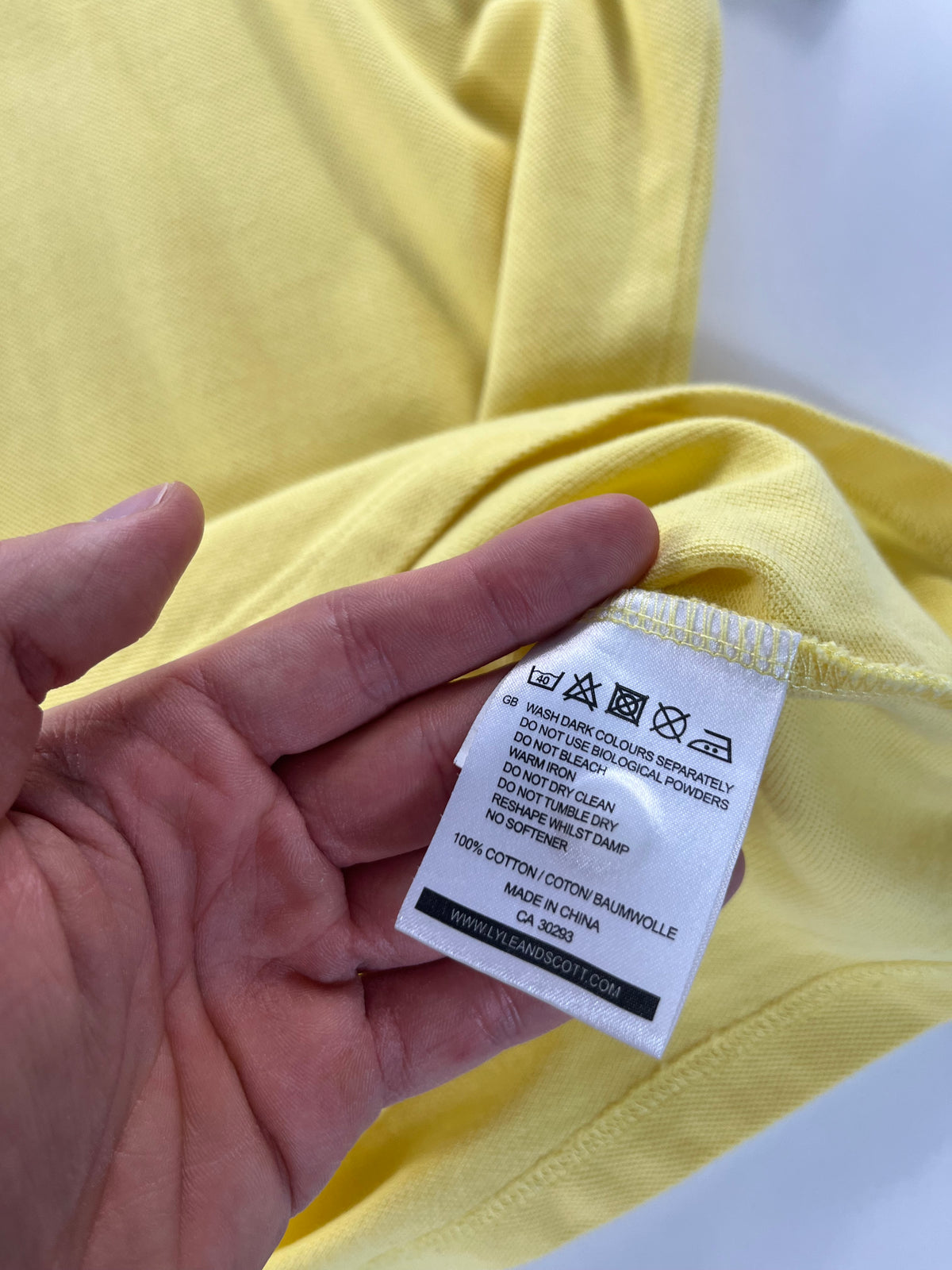 Lyle & Scott vintage pólóing