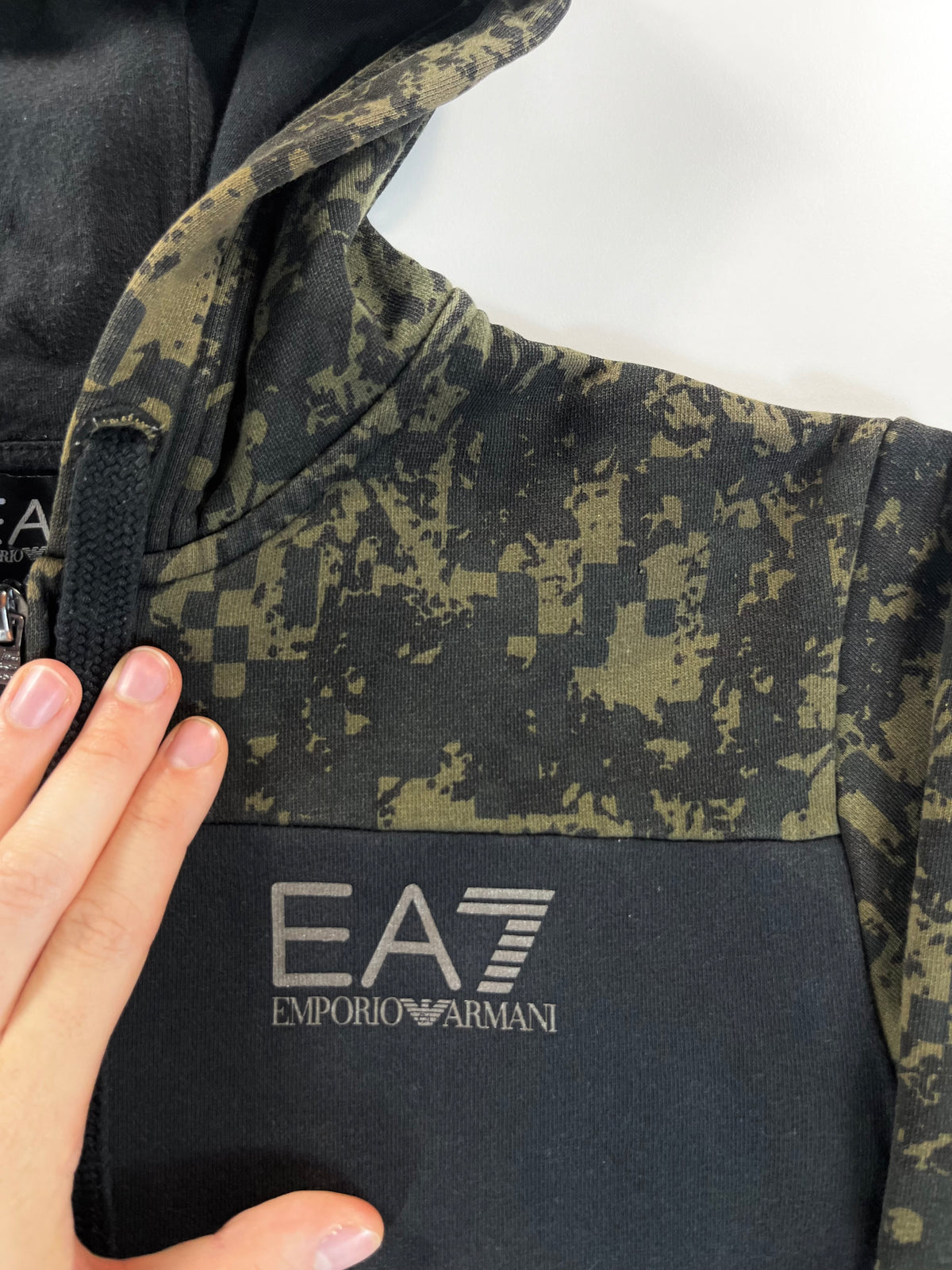 Emporio Armani full-zip hoodie pulóver