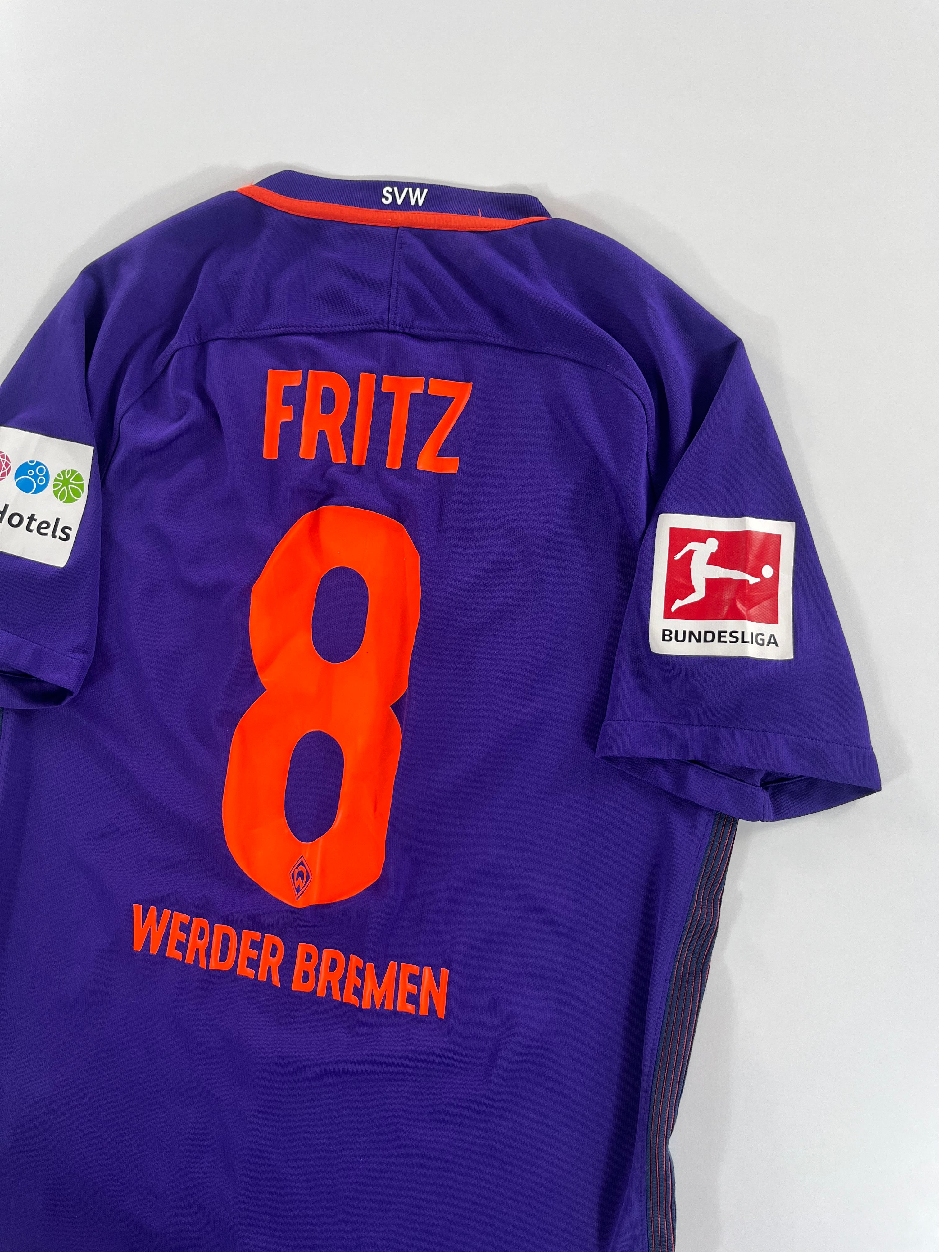 Nike Werder Bremen 2016-2017 Clemens Fritz idegenbeli mez