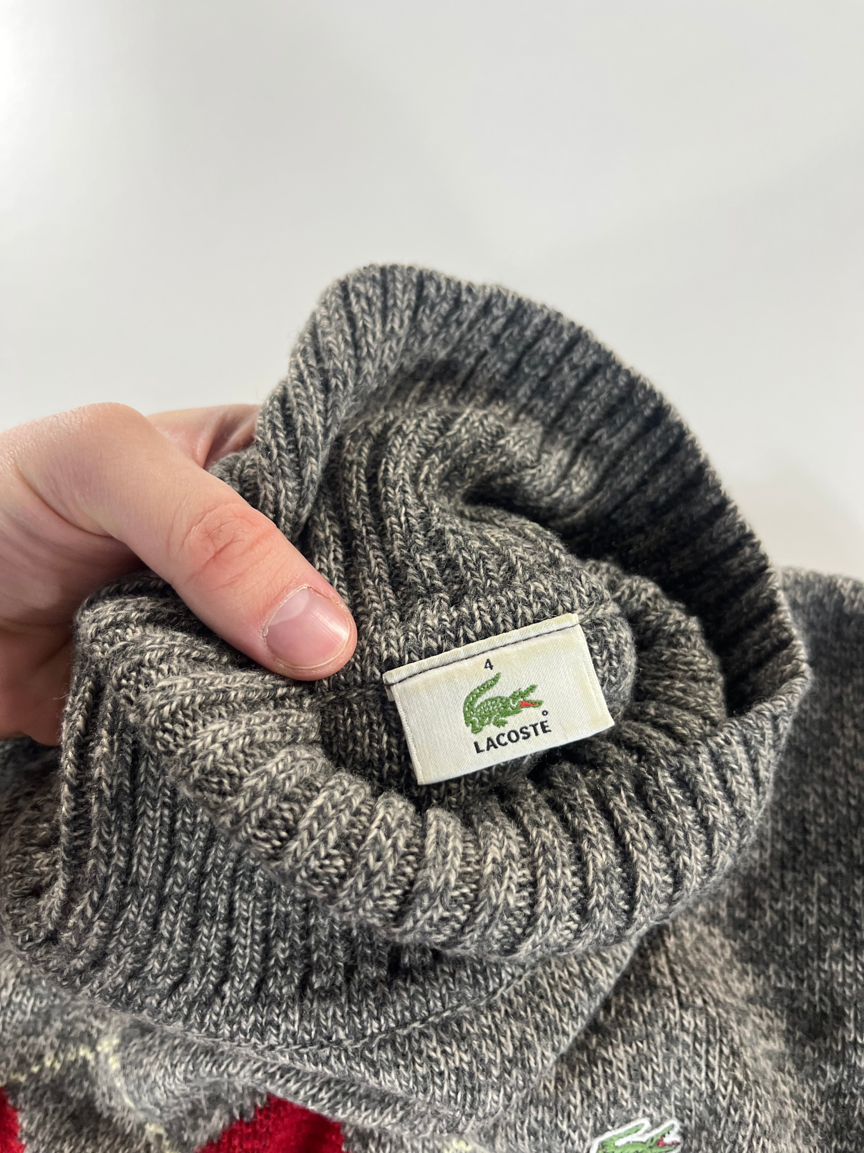 Lacoste garbó pulóver