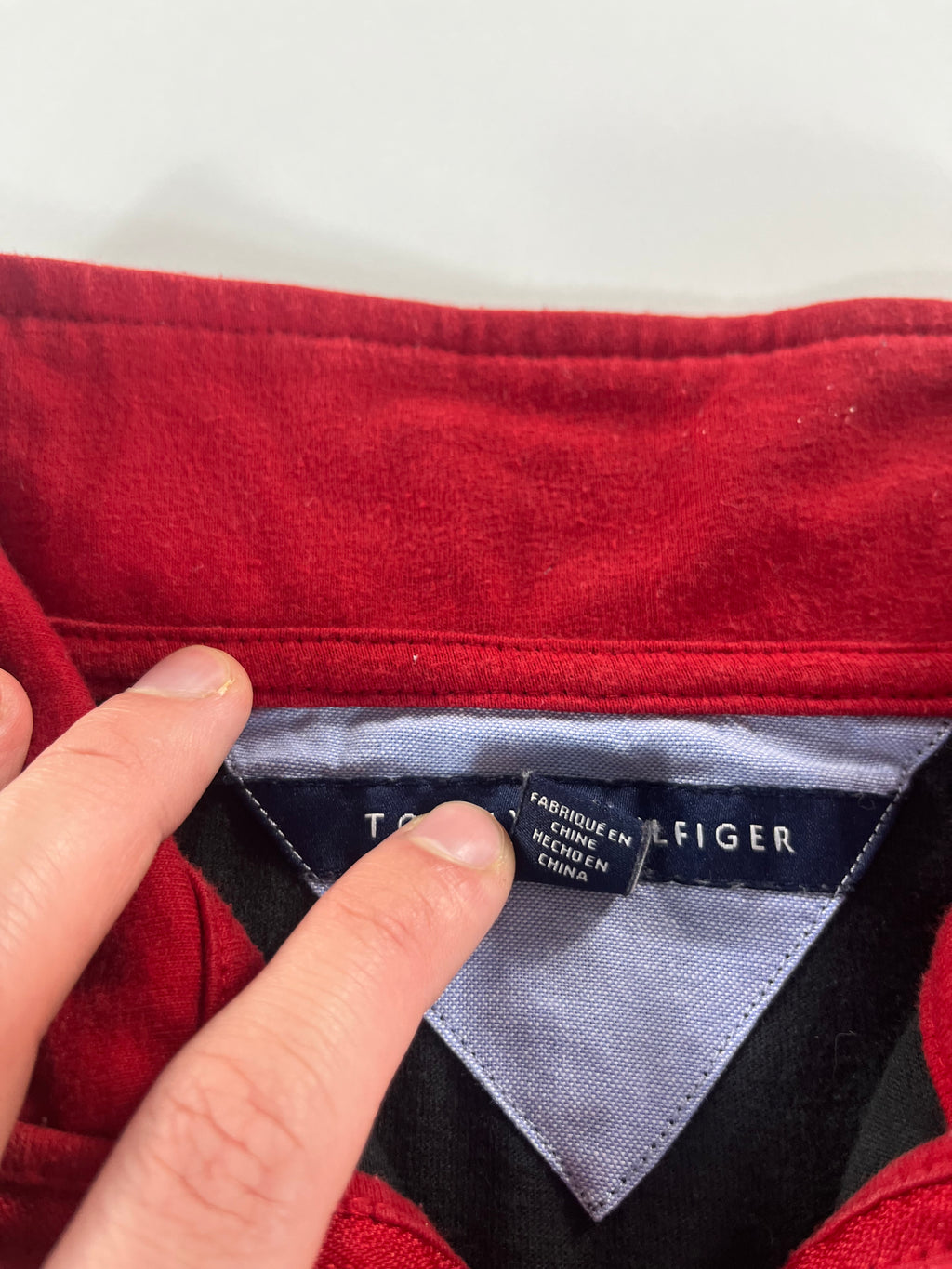 Tommy Hilfiger USA quarter-zip pulóver