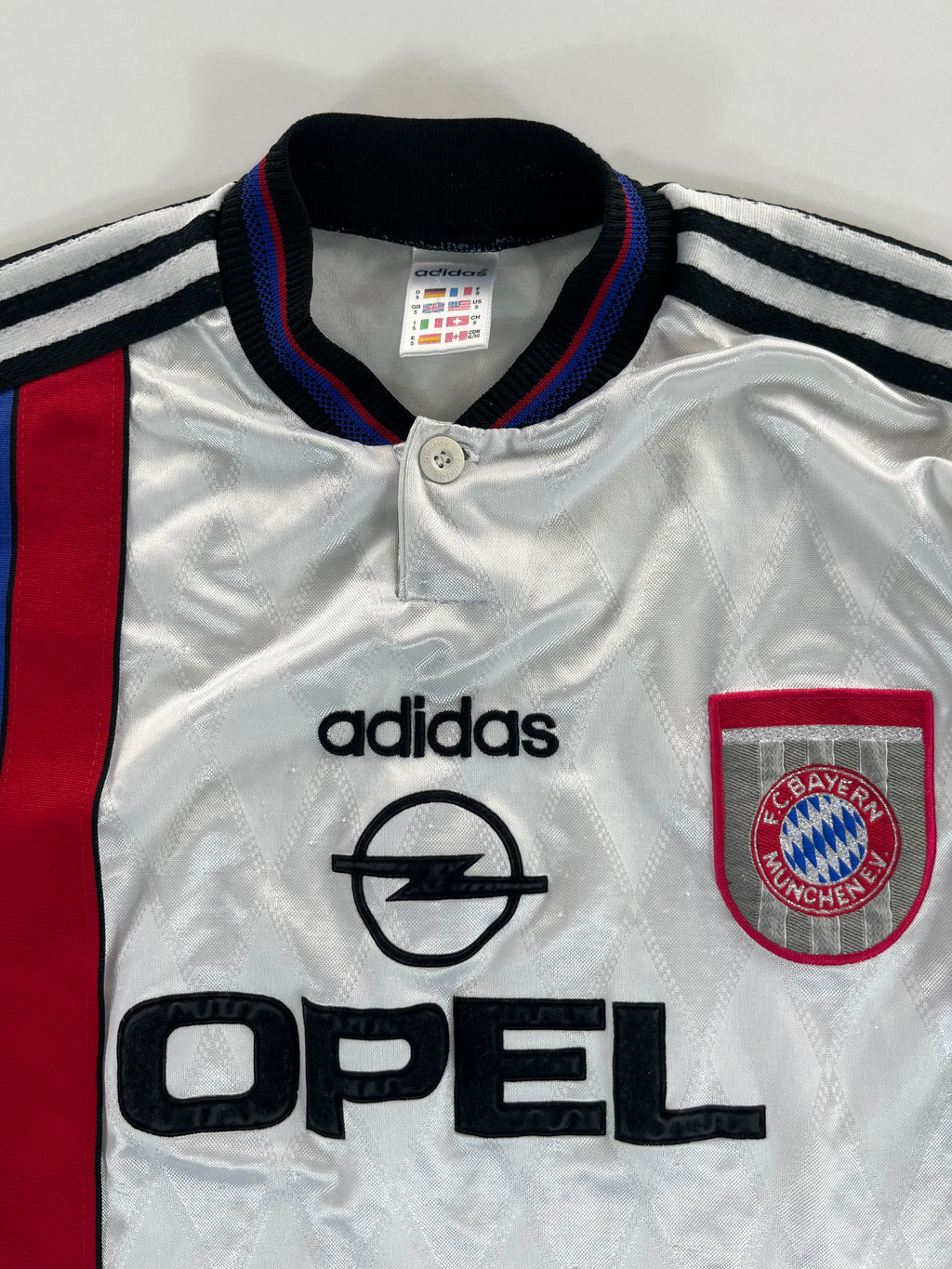 Adidas Bayern München 1996-1997 idegenbeli mez