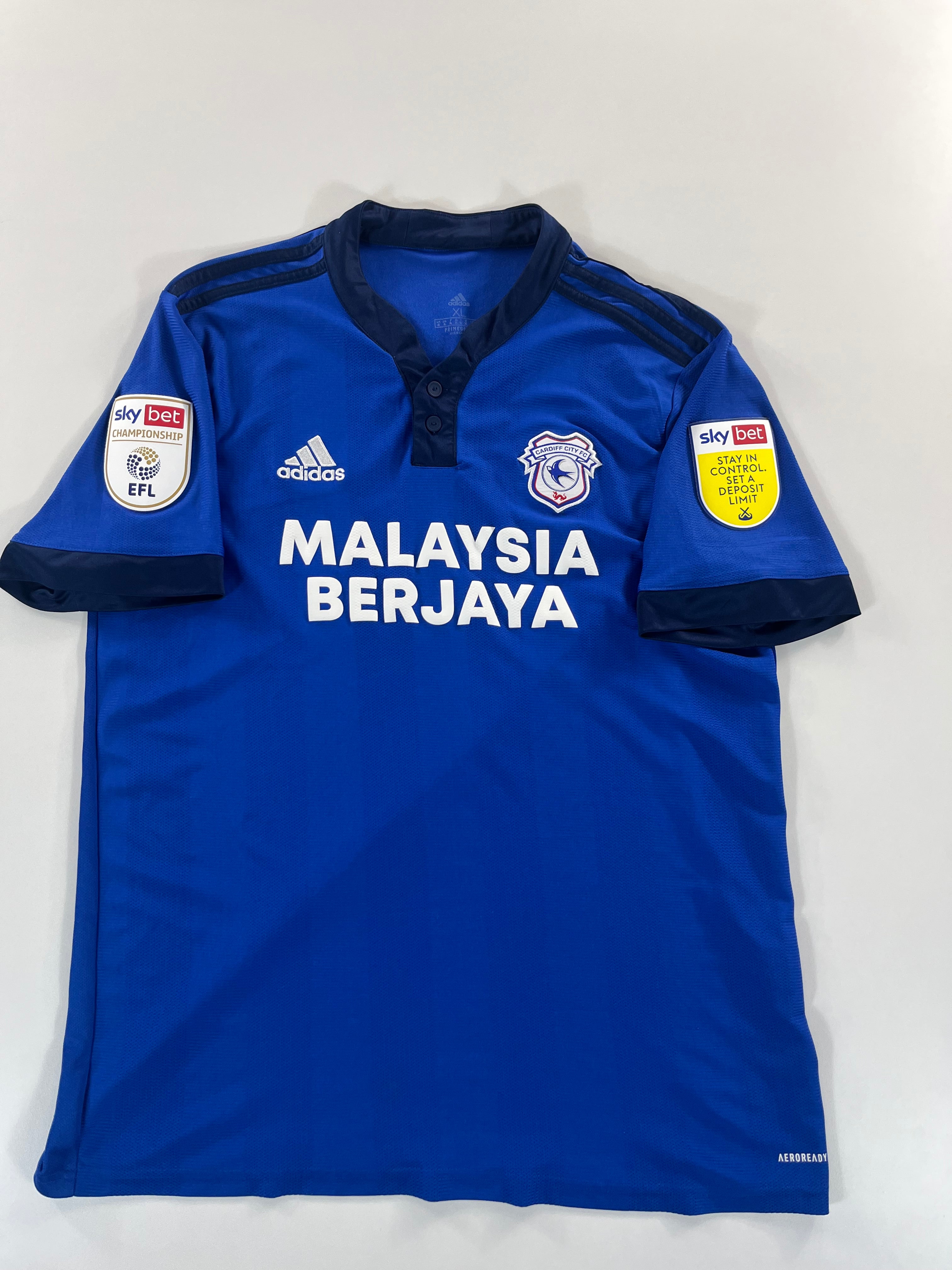 Adidas Cardiff City 2021-2022 Championship hazai mez