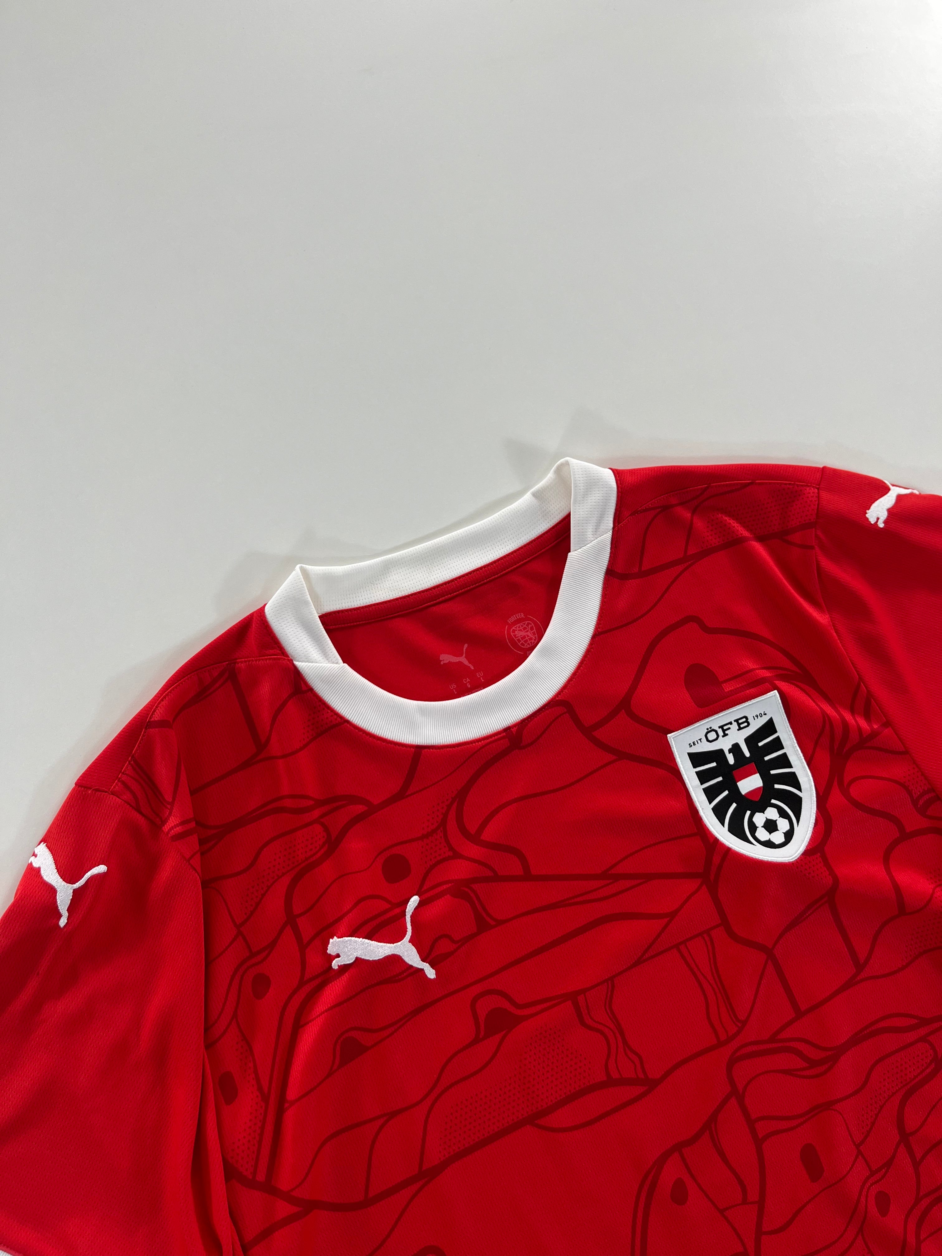 Puma Ausztria válogatott 2024-2025 hazai mez