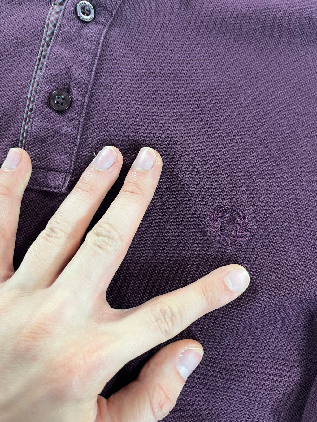 Fred Perry Slim Fit longsleeve pólóing