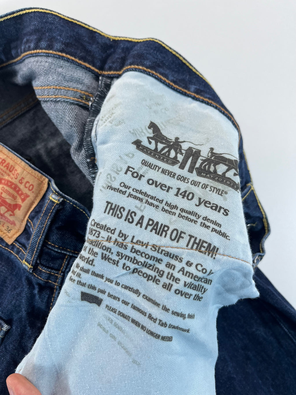 Levi's 751 W34 L36 farmernadrág
