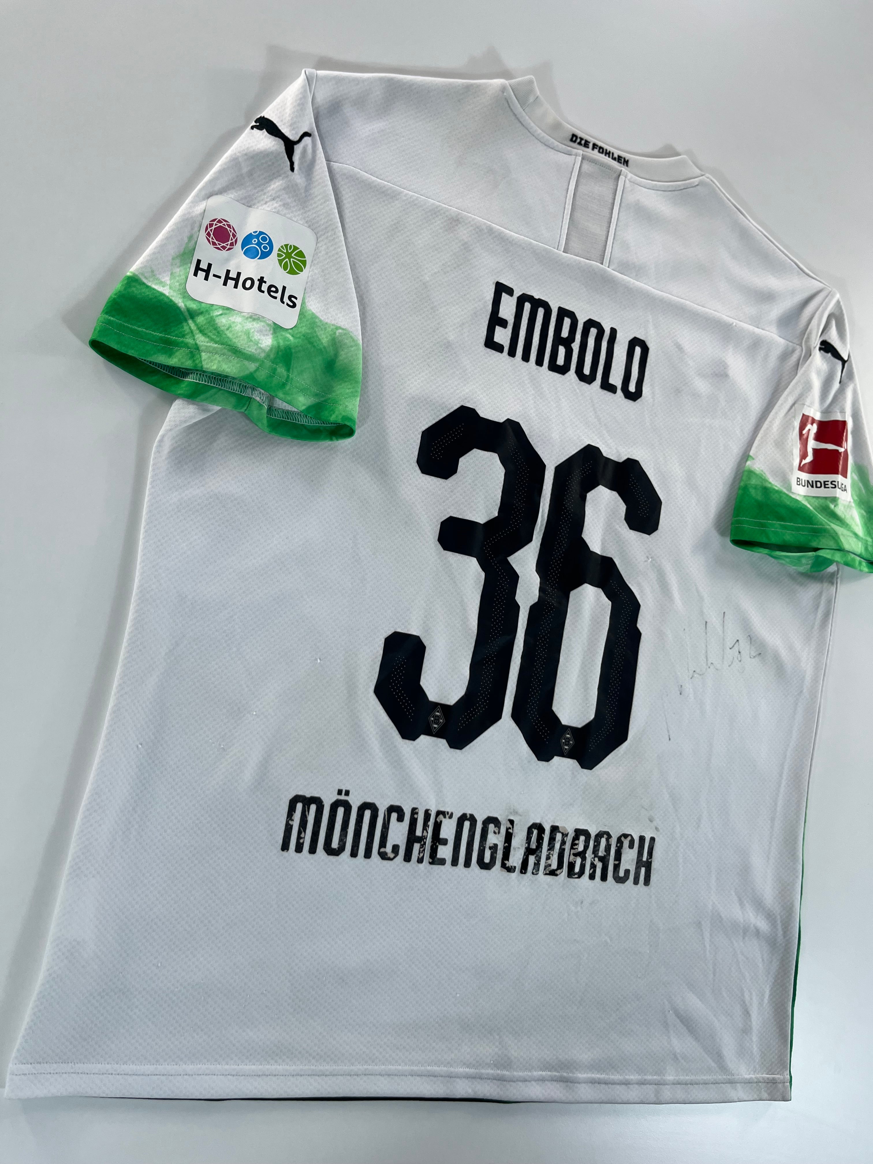Puma Borussia Mönchengladbach 2019-2020 Breel Embolo hazai signed mez