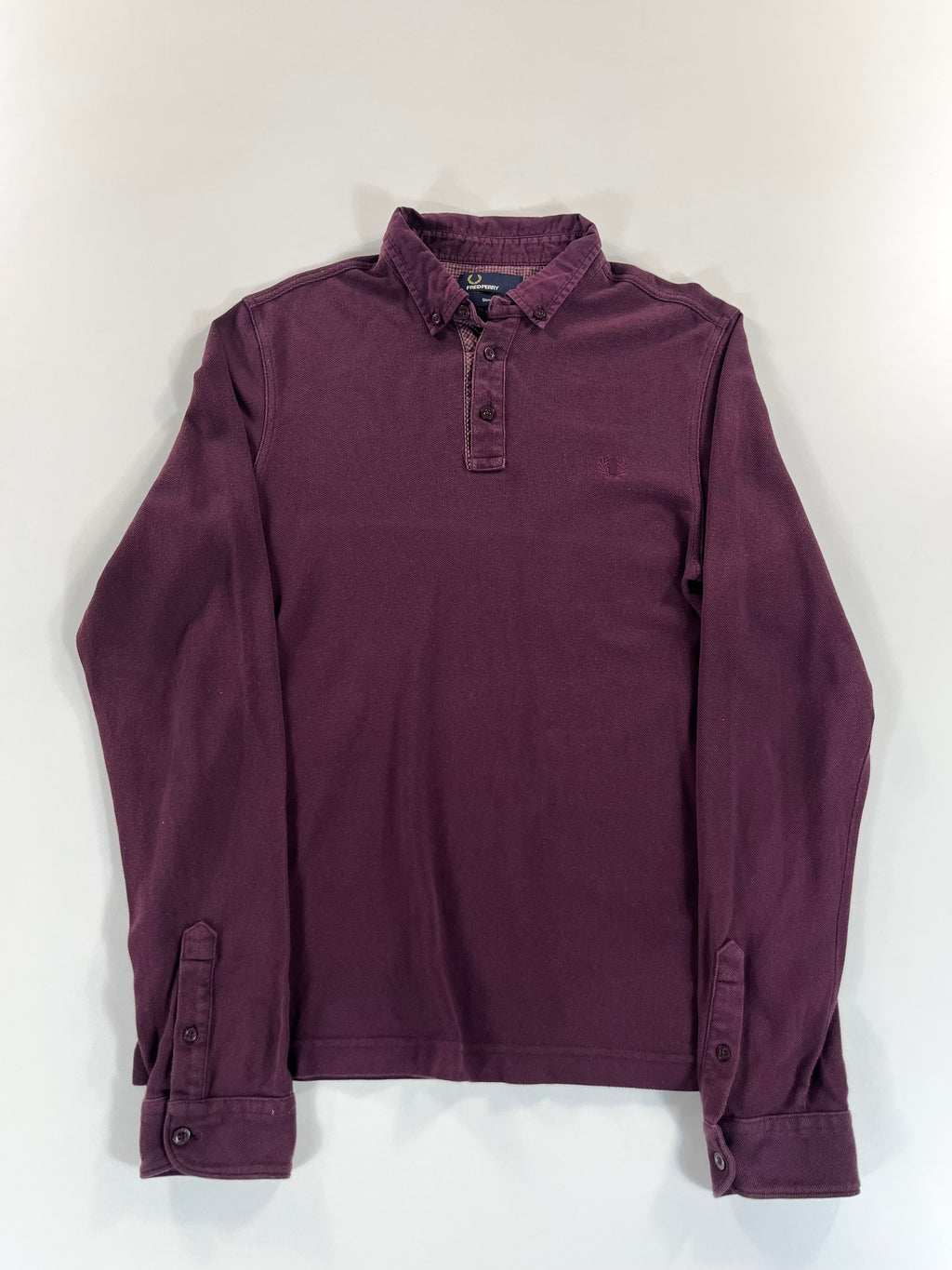 Fred Perry Slim Fit longsleeve pólóing