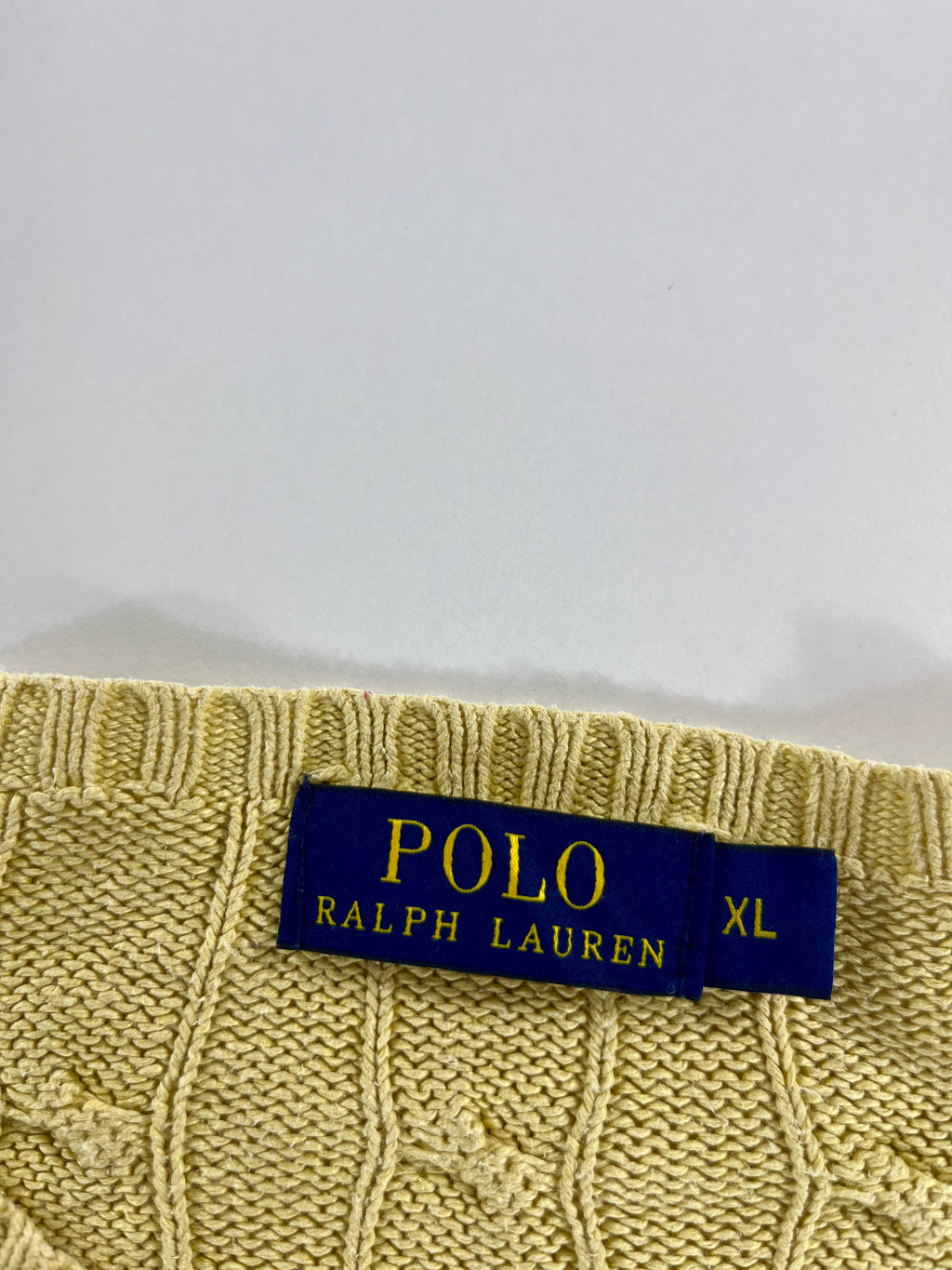 Ralph Lauren cableknit pulóver