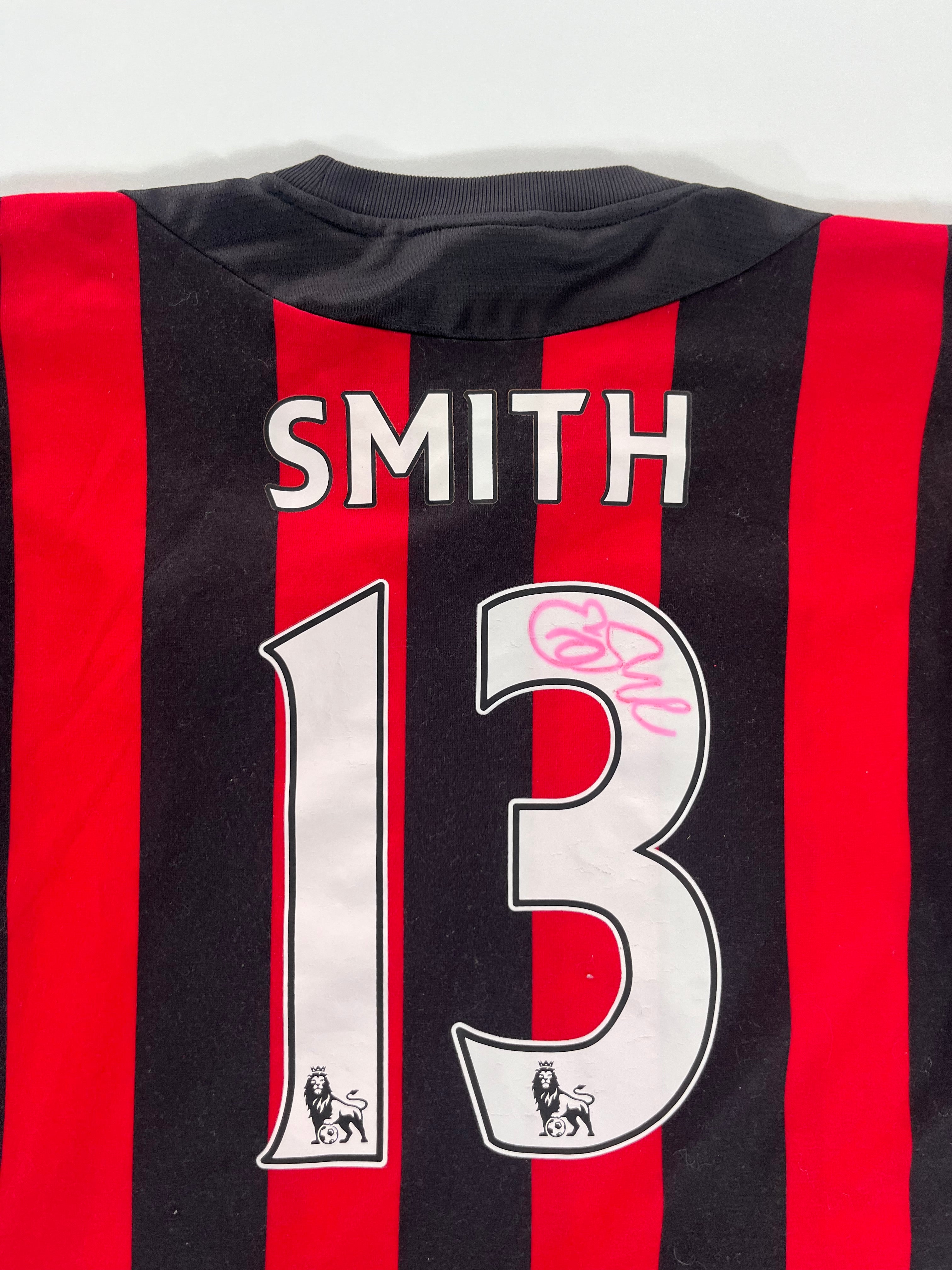 Umbro Manchester City 2011-2012 Smith signed idegenbeli mez