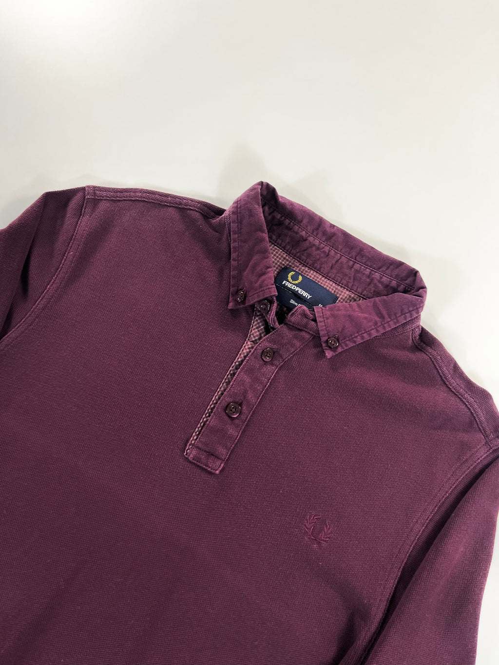 Fred Perry Slim Fit longsleeve pólóing