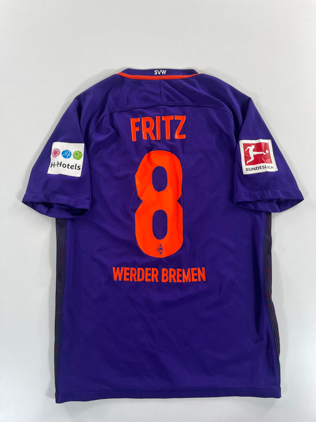 Nike Werder Bremen 2016-2017 Clemens Fritz idegenbeli mez