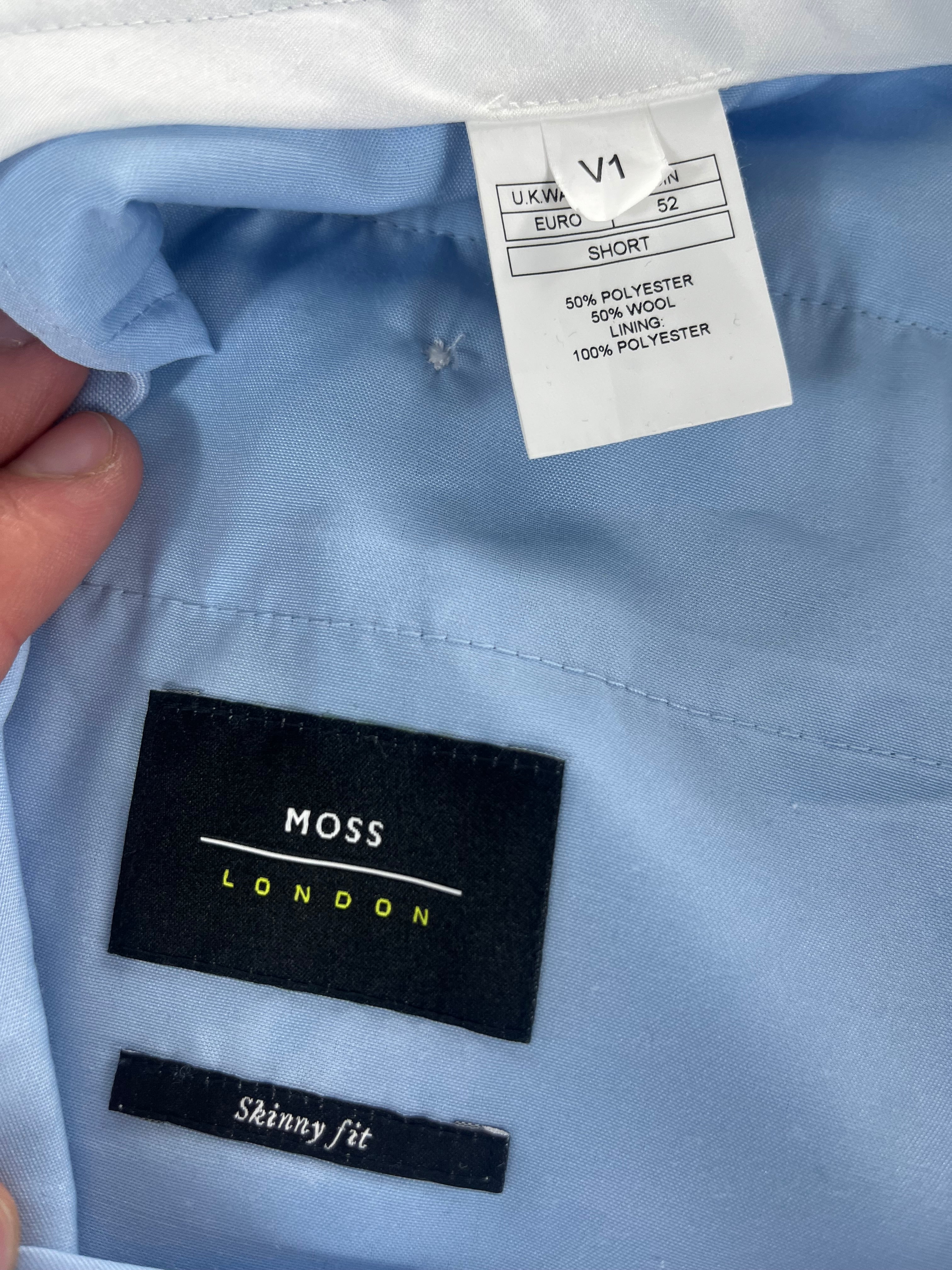 Moss London Skinny Fit öltönynadrág