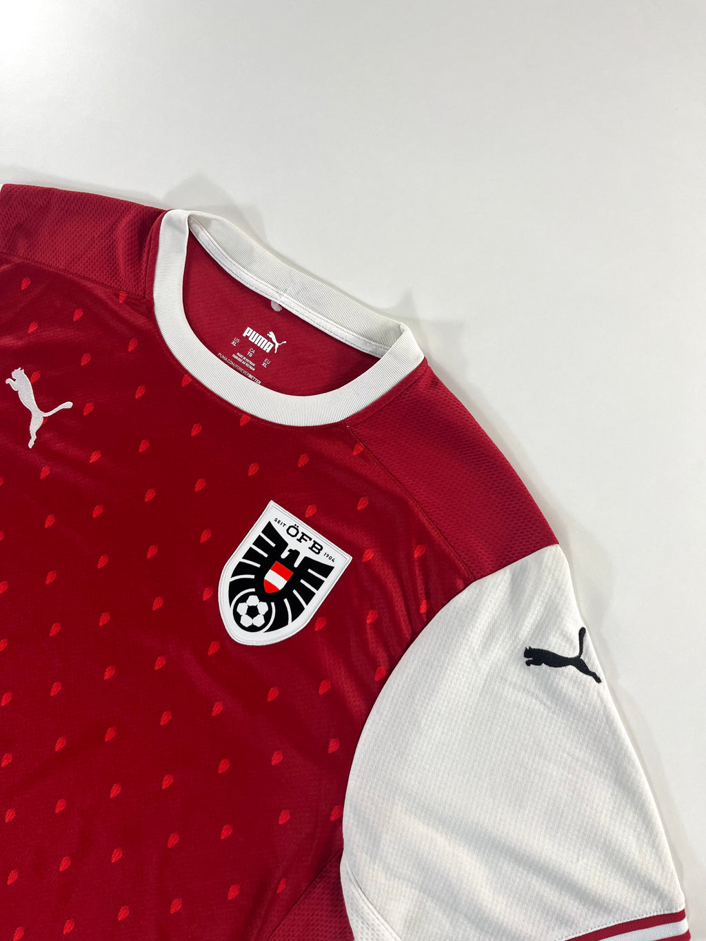 Puma Ausztria válogatott 2020-2022 hazai mez