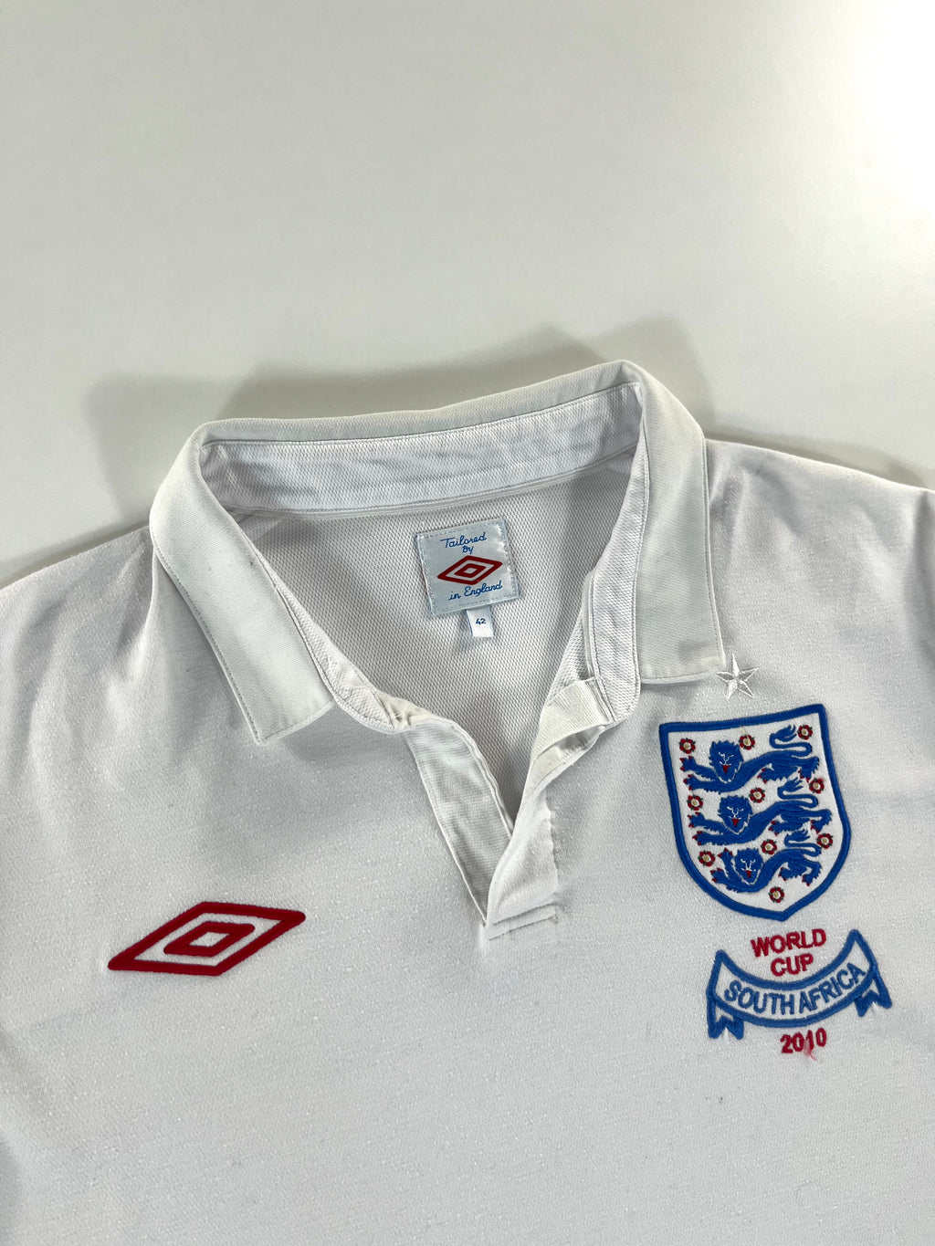 Umbro Anglia válogatott 2009-2010 hazai mez