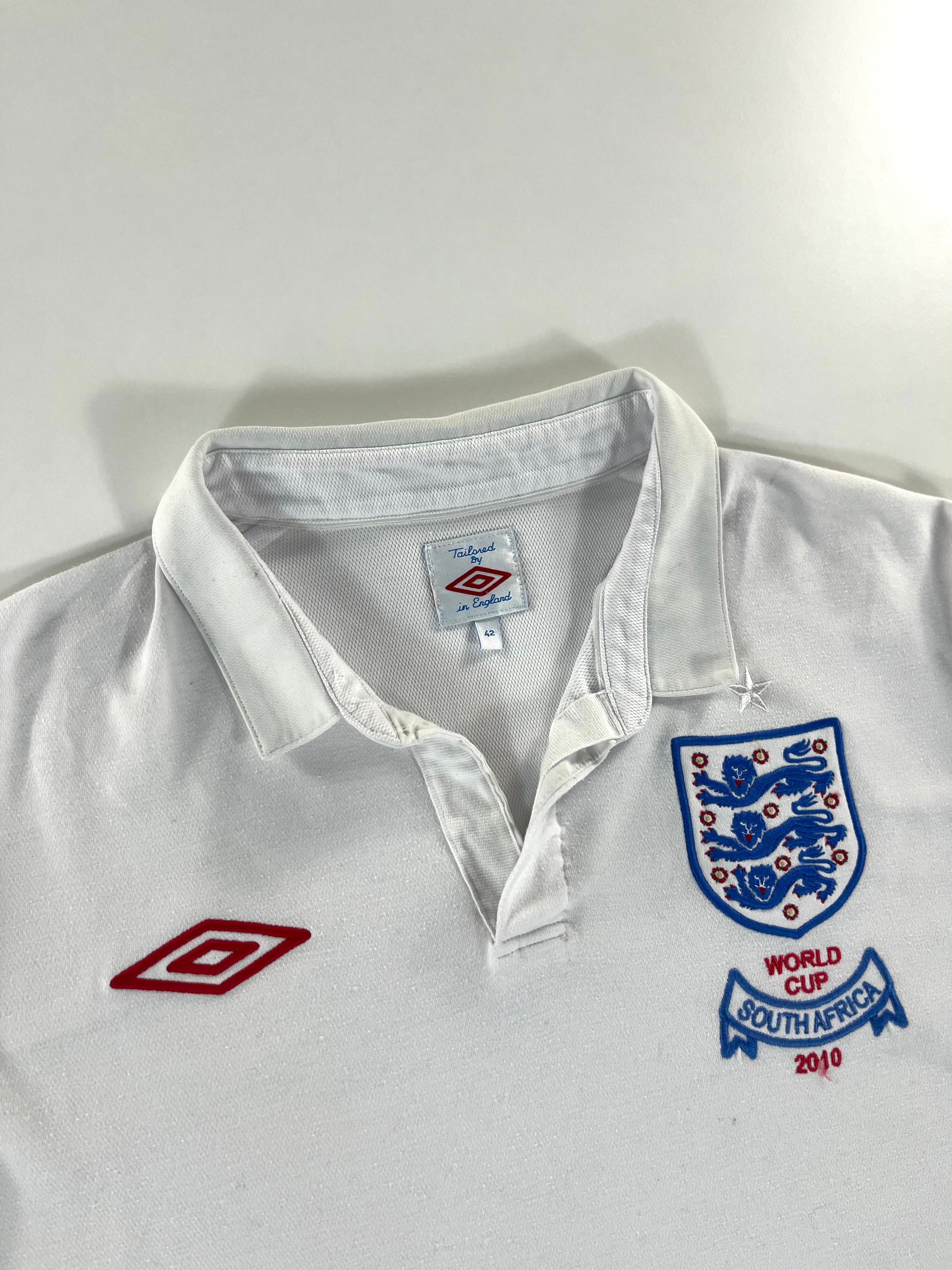 Umbro Anglia válogatott 2009-2010 hazai mez