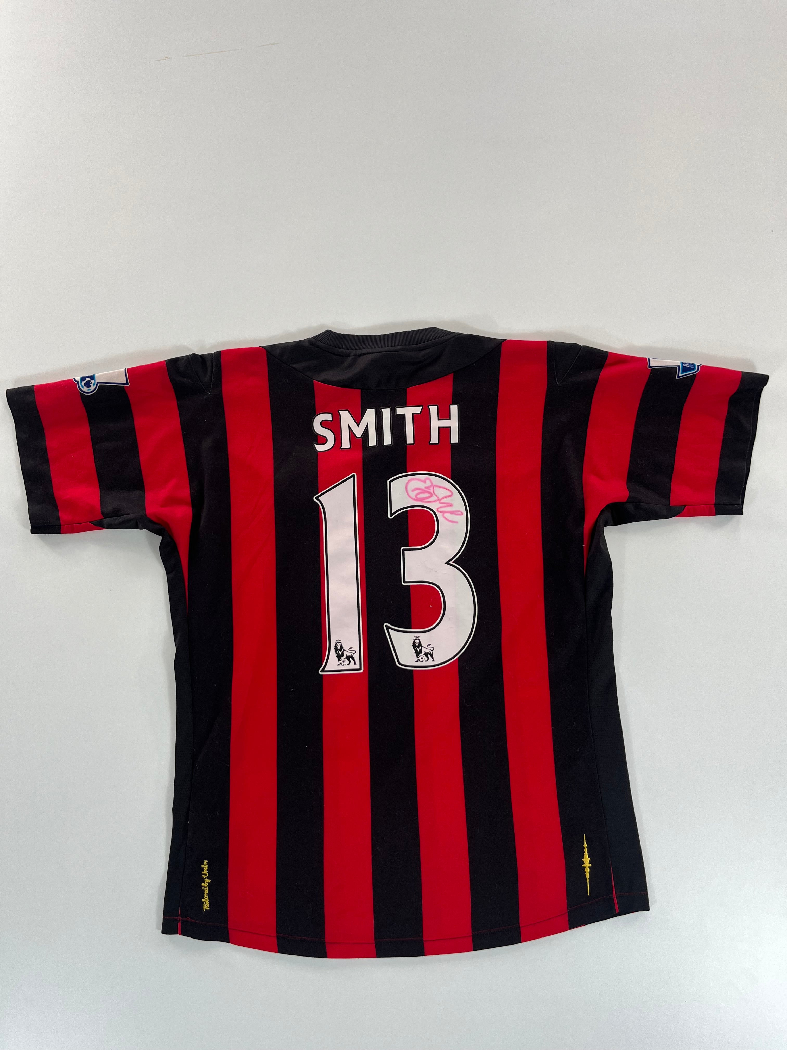 Umbro Manchester City 2011-2012 Smith signed idegenbeli mez