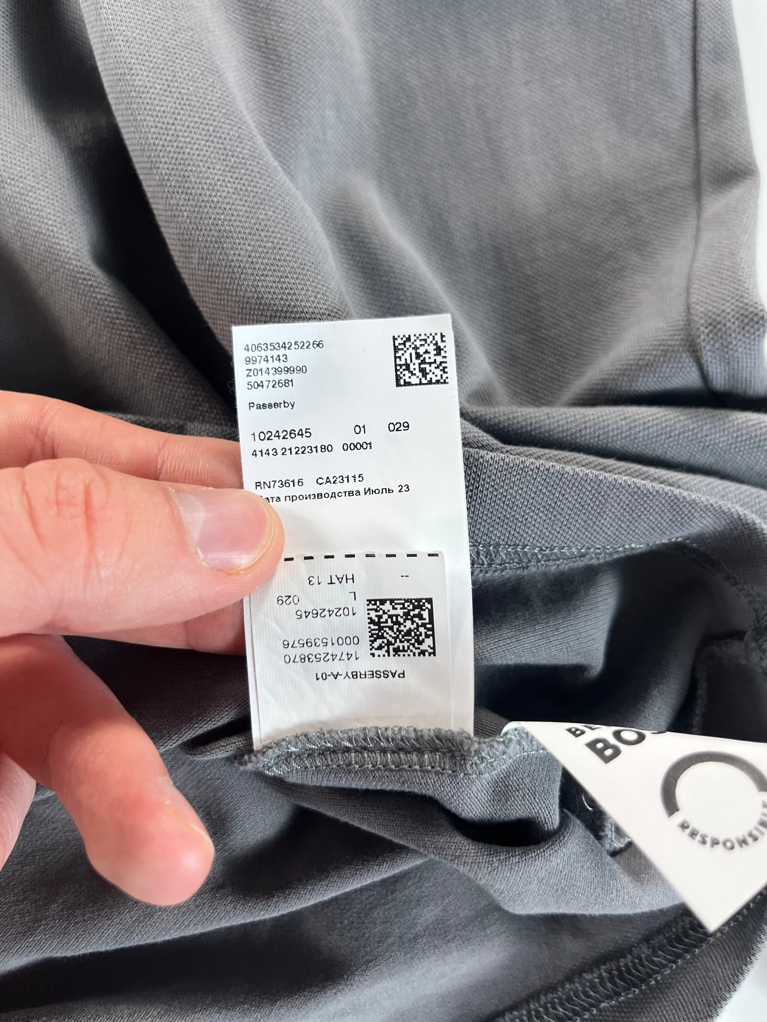 Hugo Boss Orange Slim Fit longsleeve pólóing