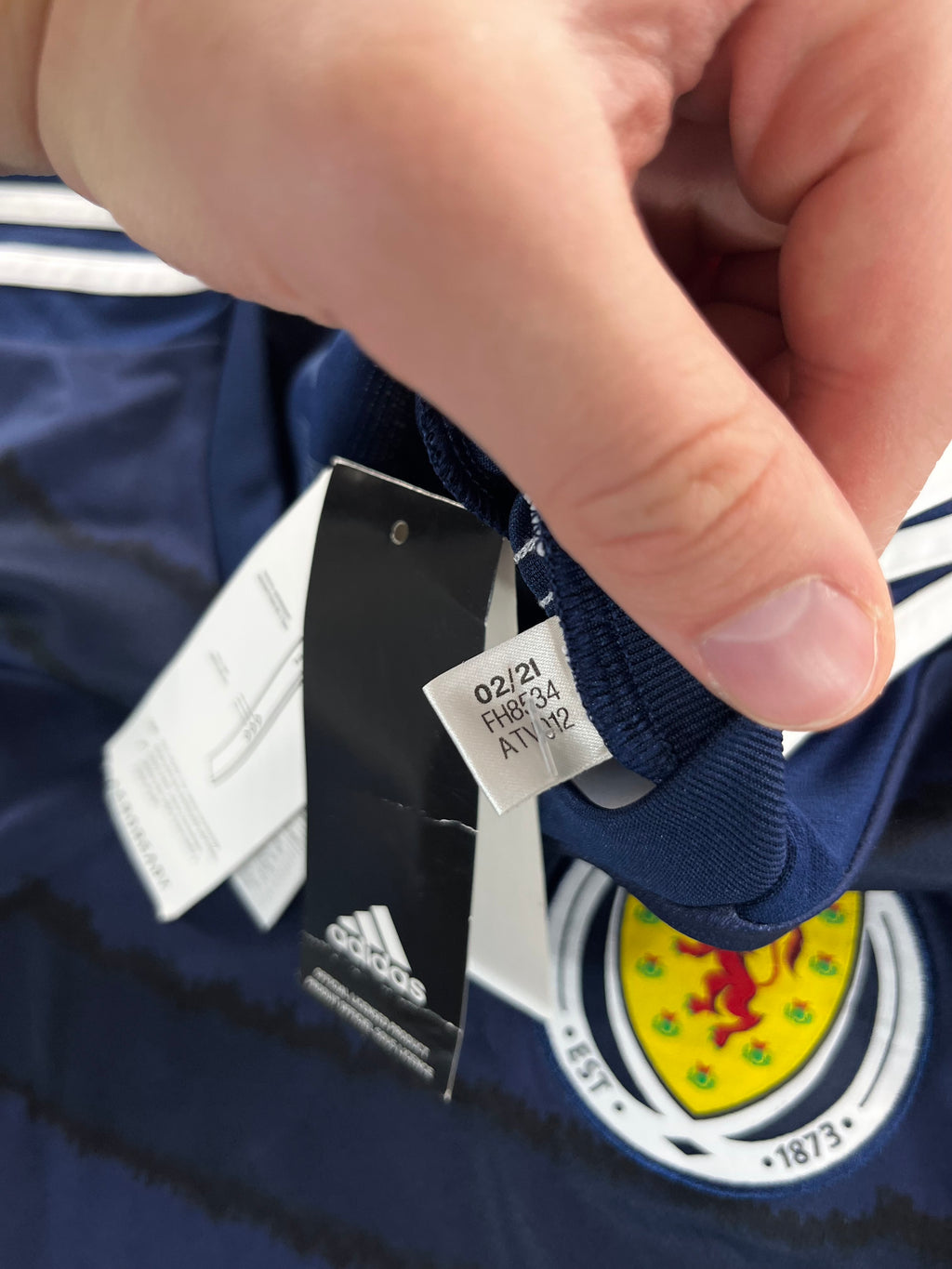 Adidas Skócia válogatott 2020-2022 EC hazai mez