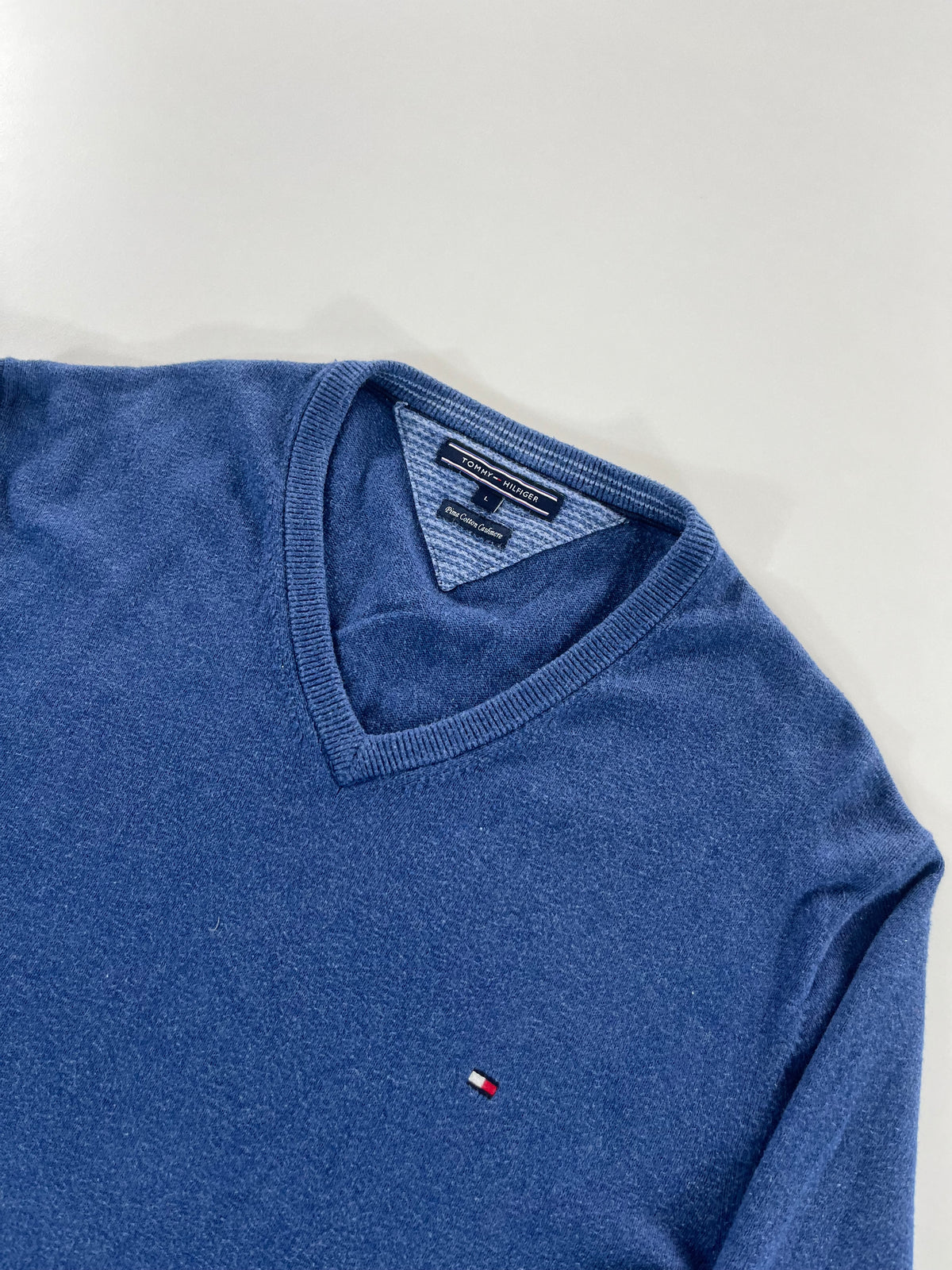 Tommy Hilfiger Prima Cotton Cashmere crewneck pulóver