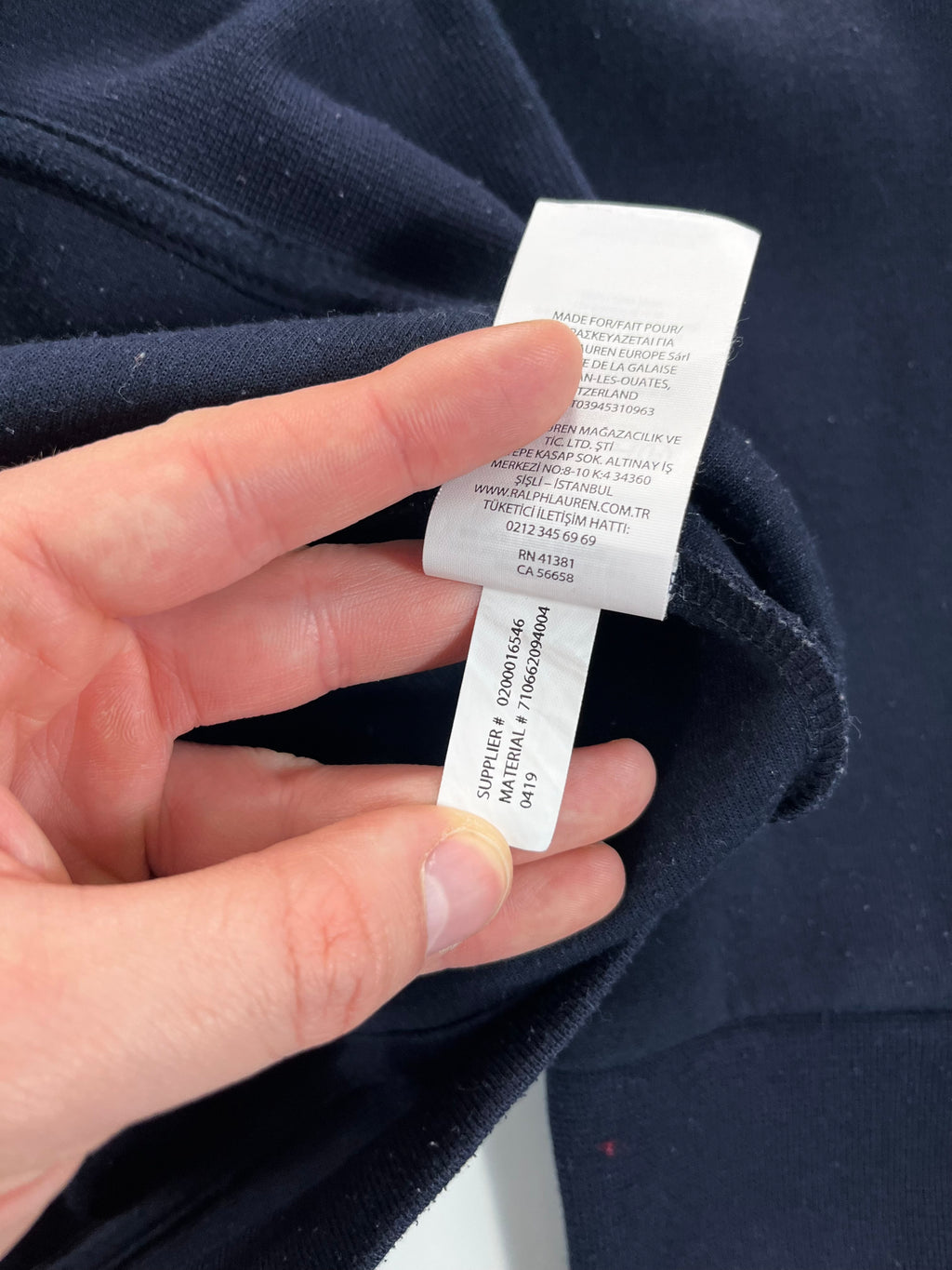 Ralph Lauren full-zip hoodie pulóver