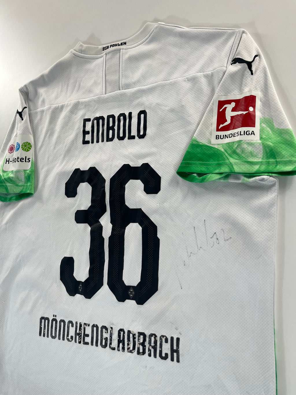 Puma Borussia Mönchengladbach 2019-2020 Breel Embolo hazai signed mez