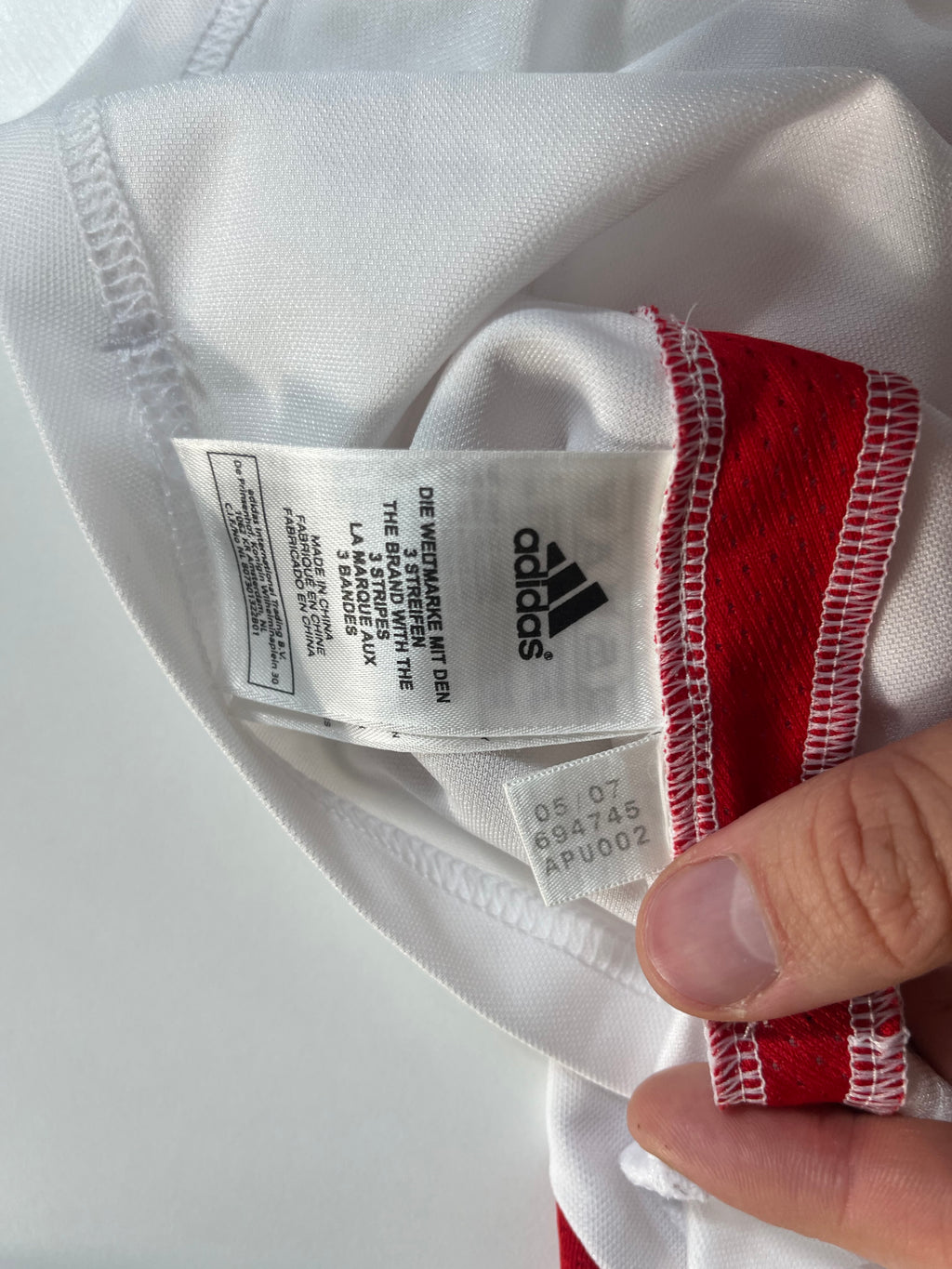 Adidas Liverpool 2007-2008 idegenbeli mez