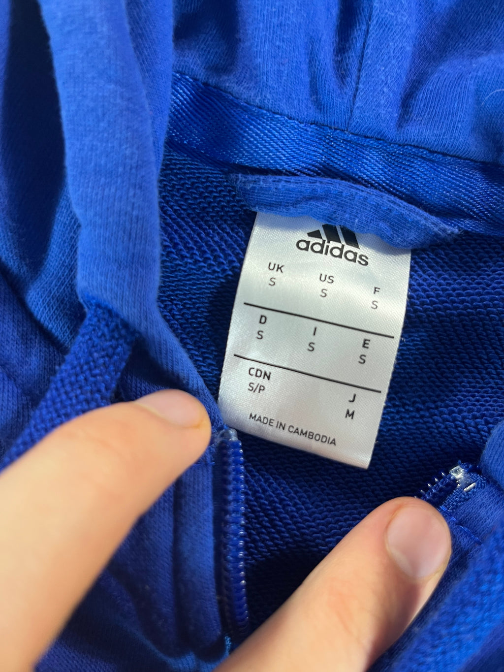 Adidas Manchester United full-zip pulóver