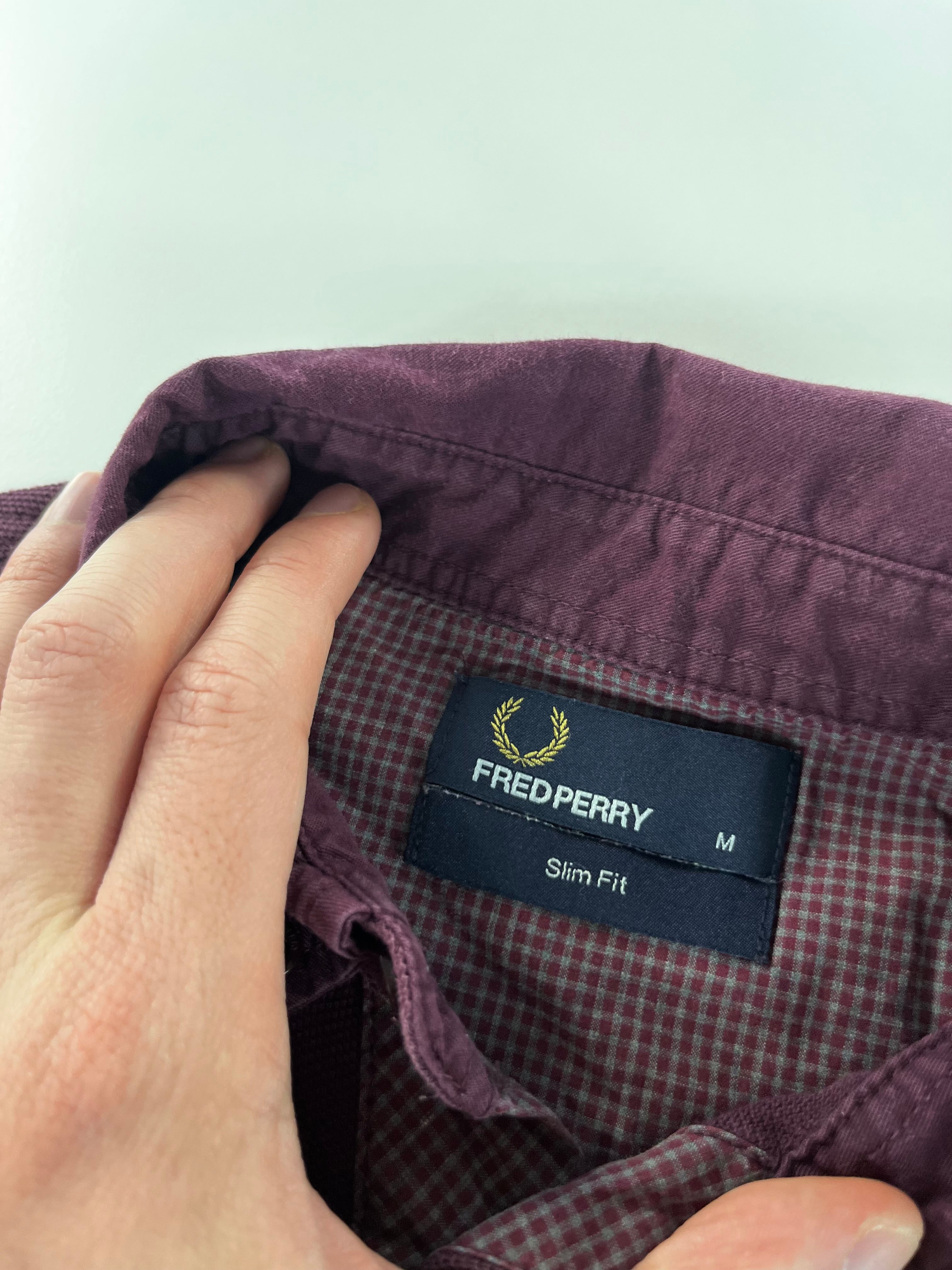 Fred Perry Slim Fit longsleeve pólóing
