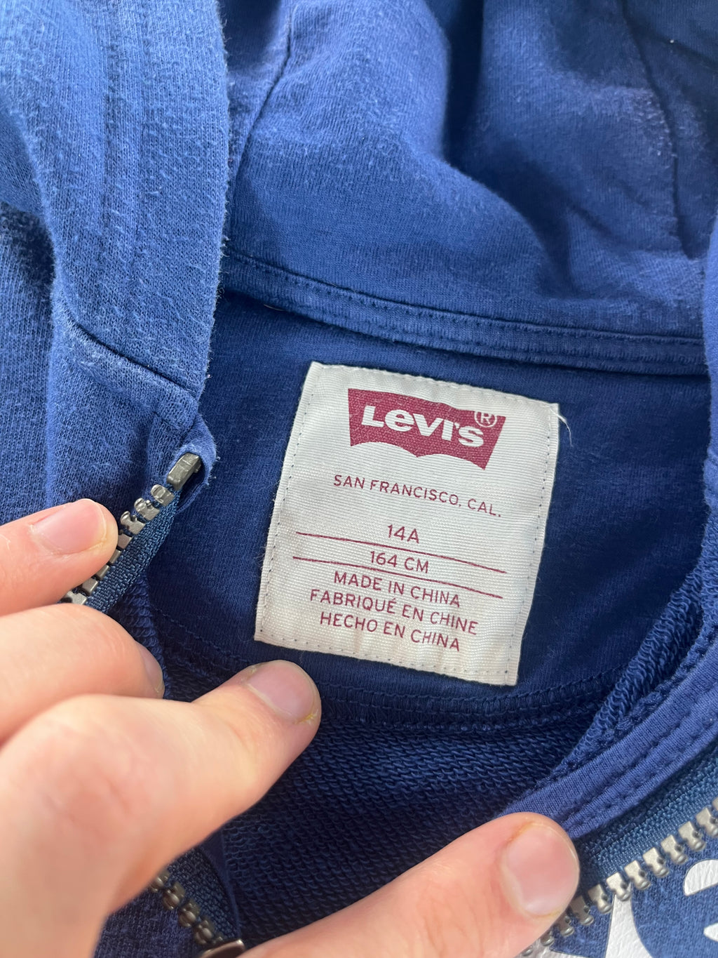Levi's full-zip hoodie pulóver
