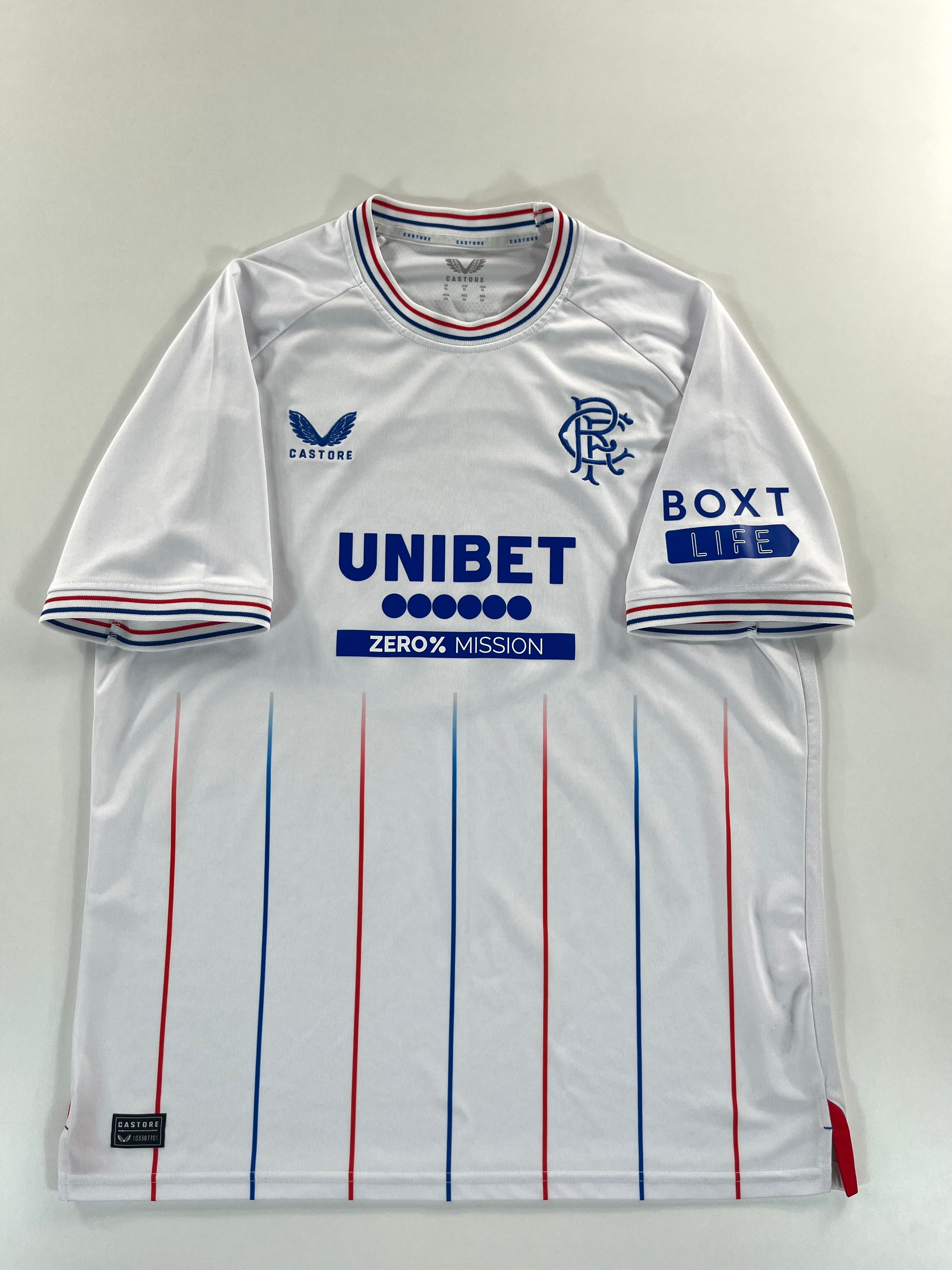 Castore Rangers 2023-2024 idegenbeli mez