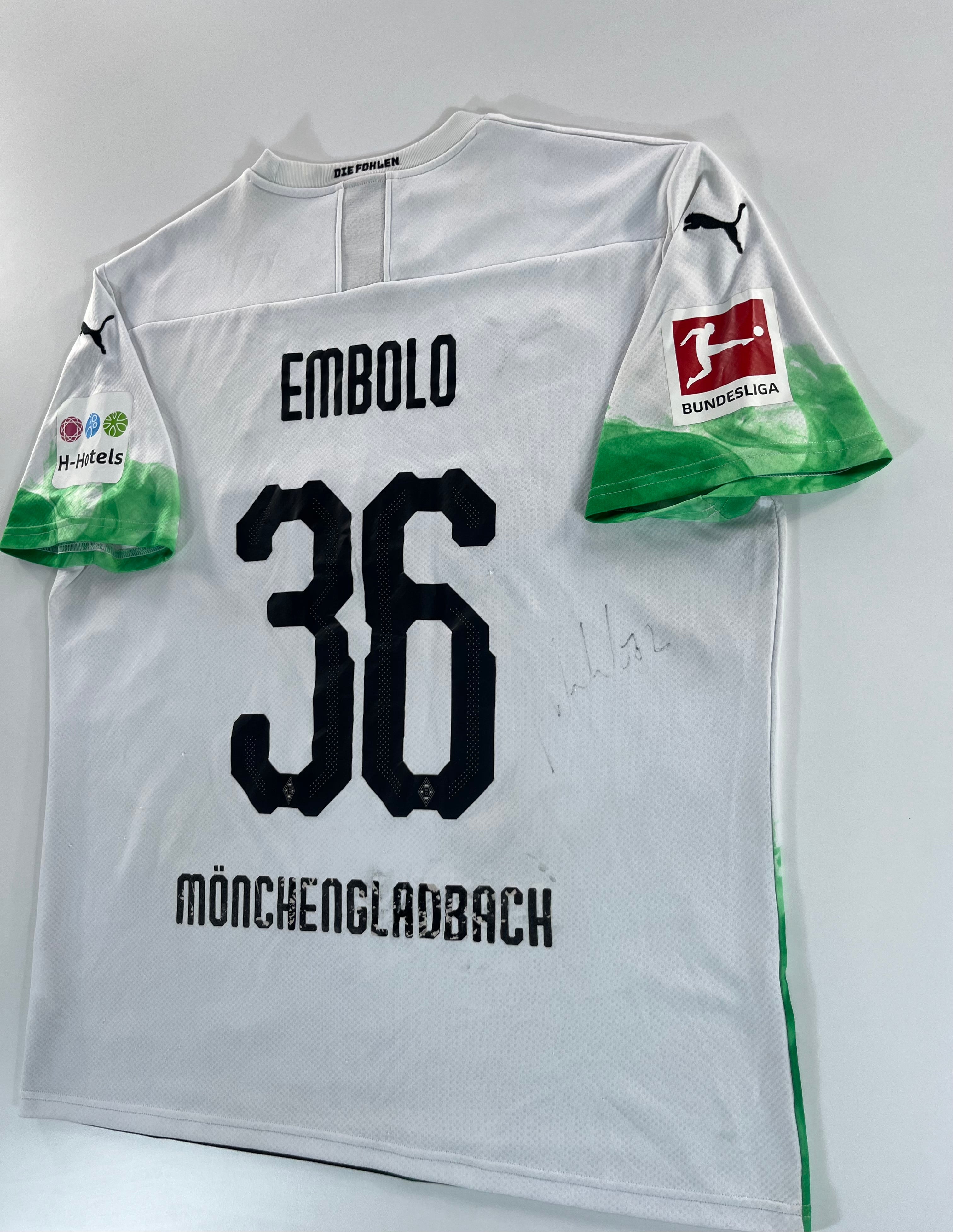 Puma Borussia Mönchengladbach 2019-2020 Breel Embolo hazai signed mez