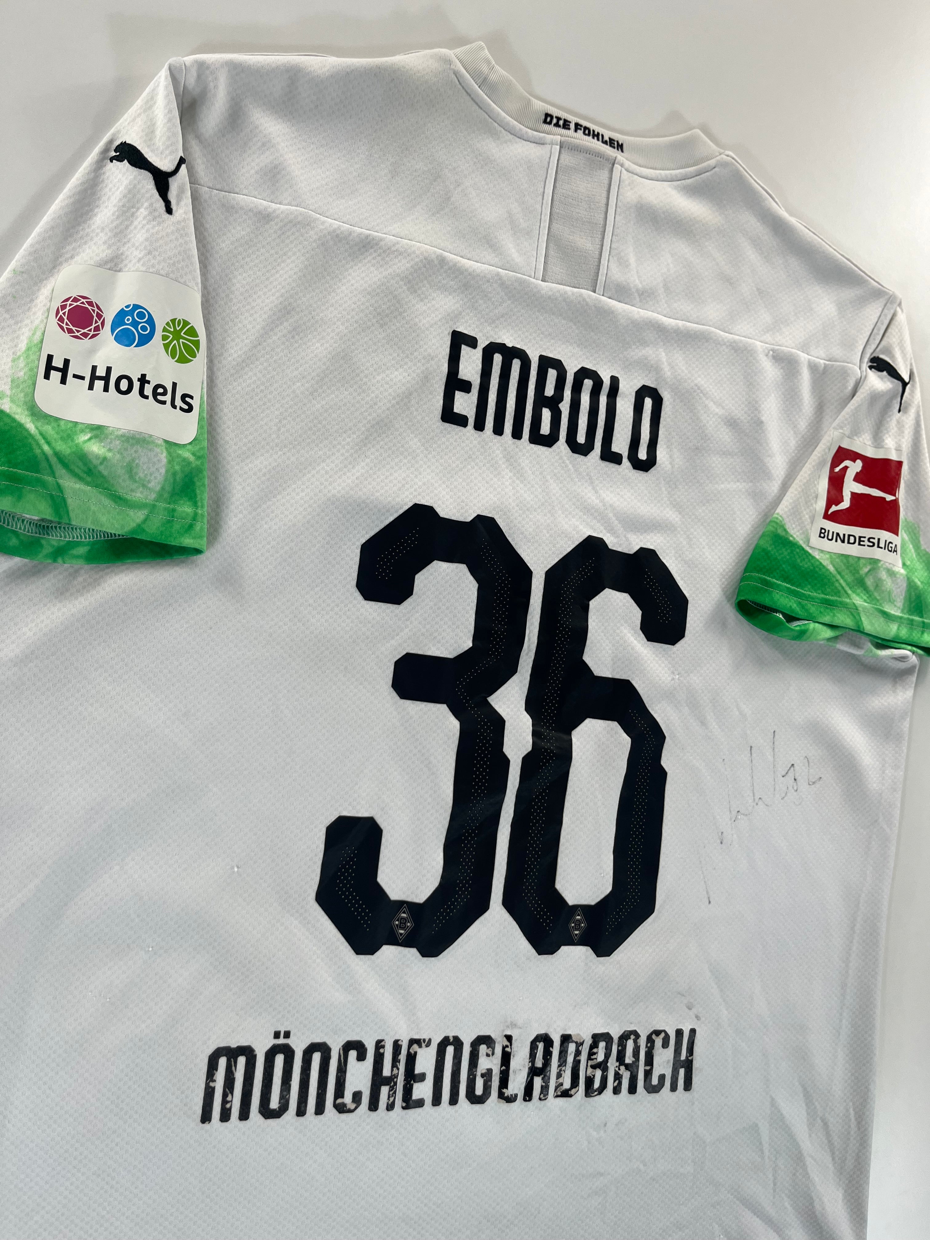 Puma Borussia Mönchengladbach 2019-2020 Breel Embolo hazai signed mez