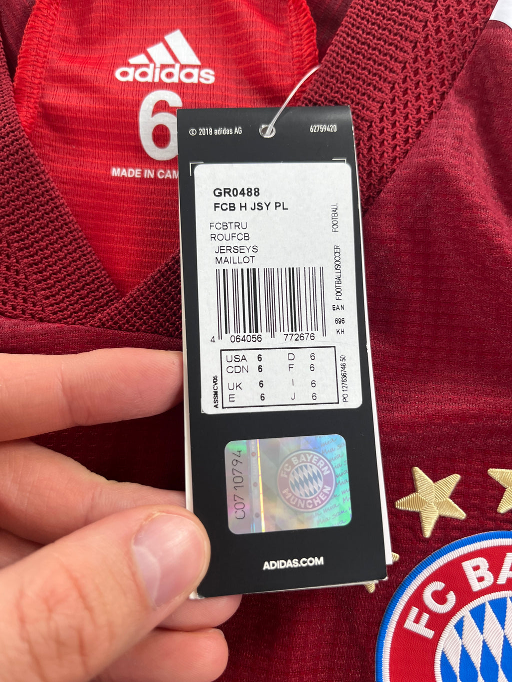Adidas Bayern München Player Issue 2021-2022 longsleeve hazai mez