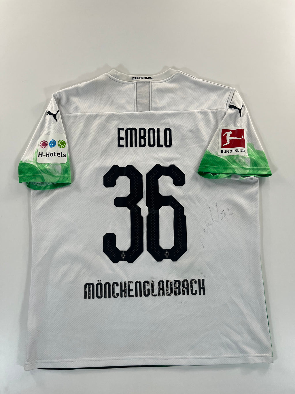 Puma Borussia Mönchengladbach 2019-2020 Breel Embolo hazai signed mez