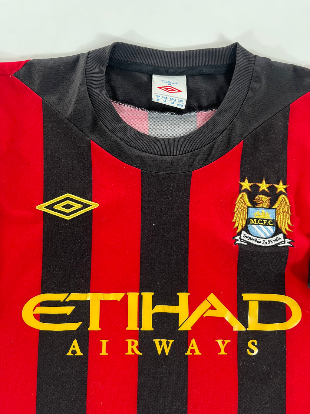 Umbro Manchester City 2011-2012 Smith signed idegenbeli mez