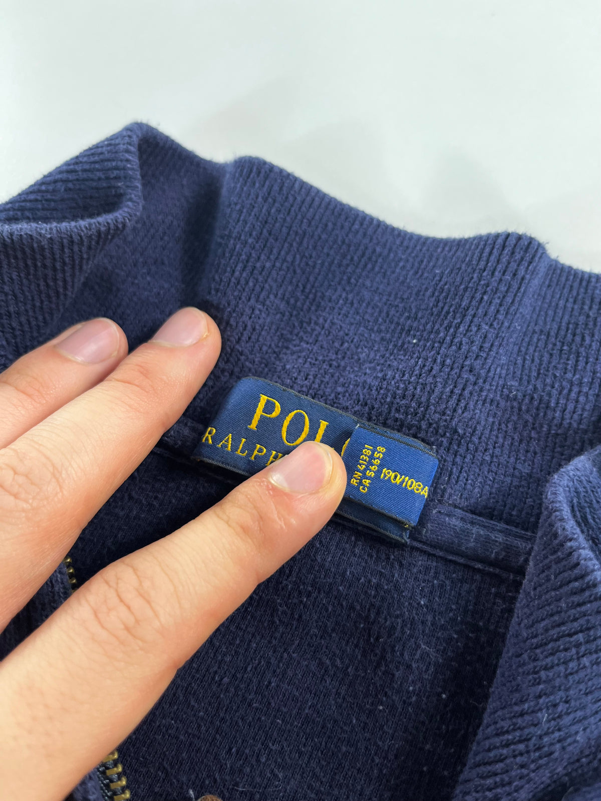 Ralph Lauren quarter-zip pulóver